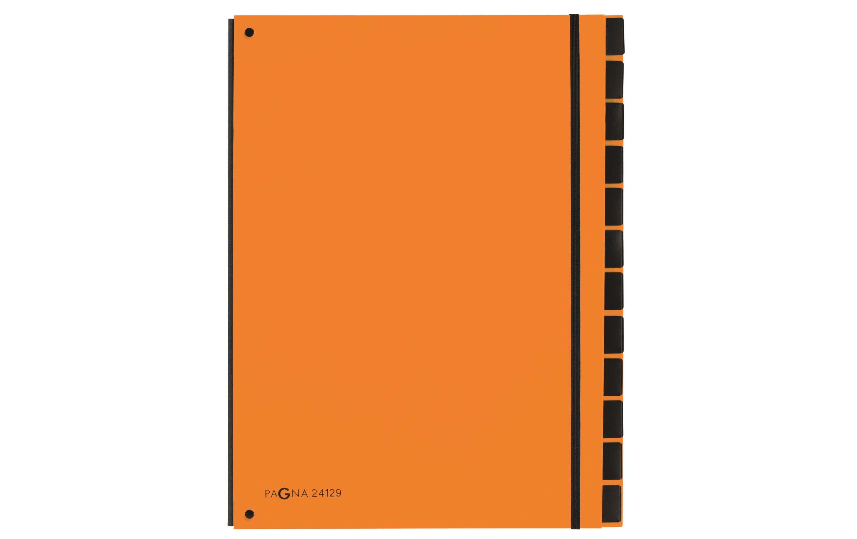 Pagna Pultmappe A4 Trend 12 Fächer, orange