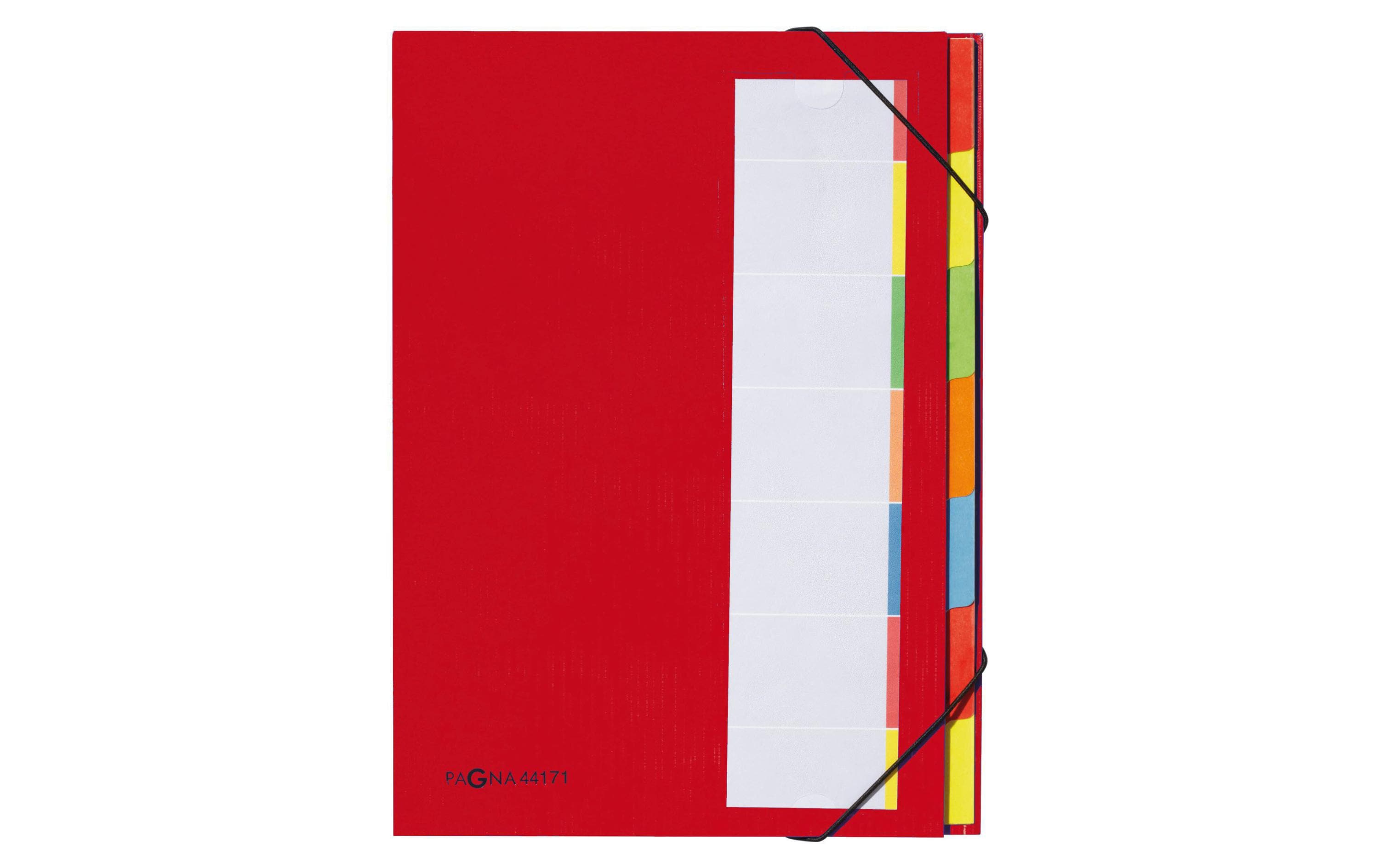 Pagna Deskorganizer A4 Premium 7 Fächer, rot