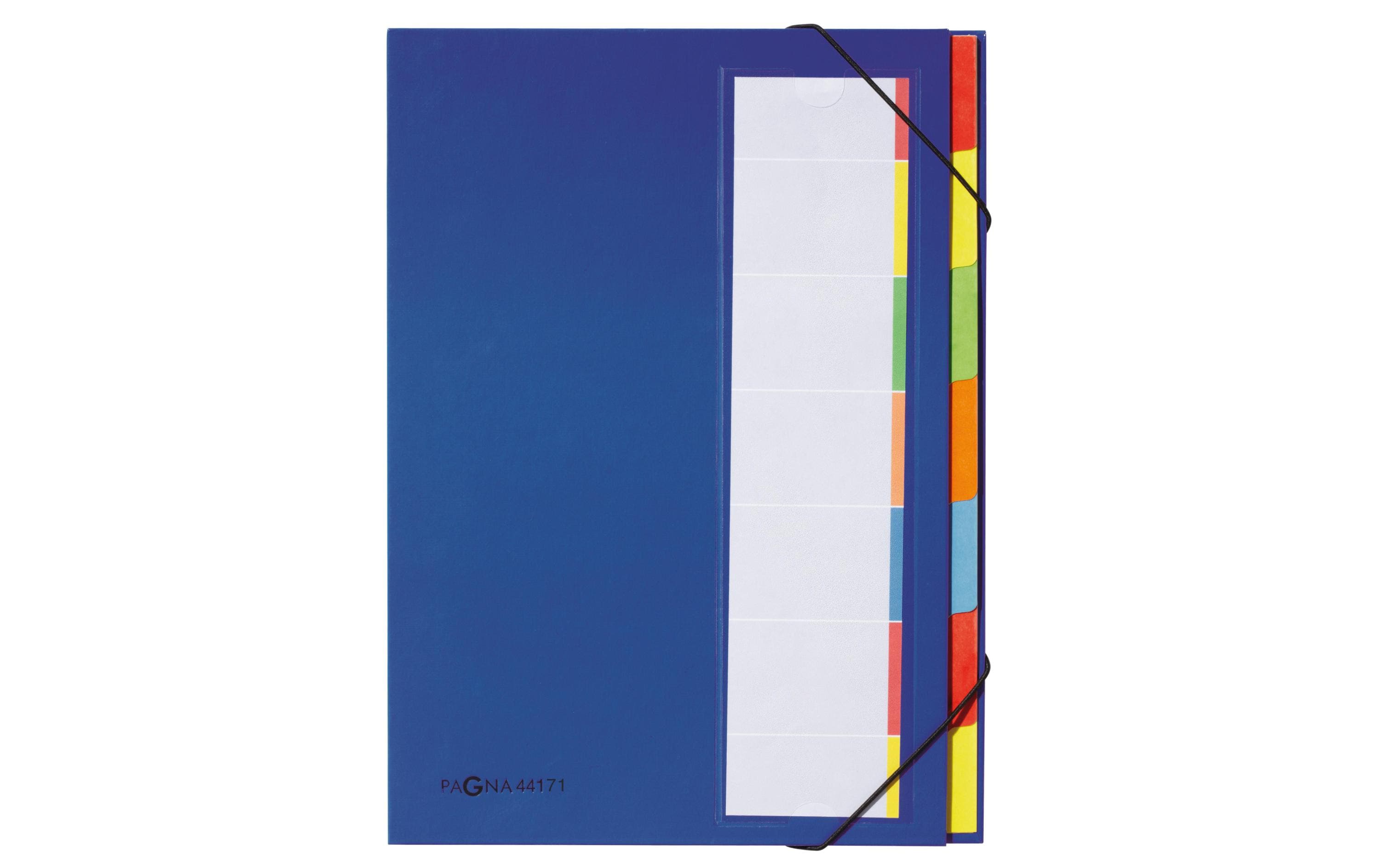 Pagna Deskorganizer A4 Premium 7 Fächer, blau