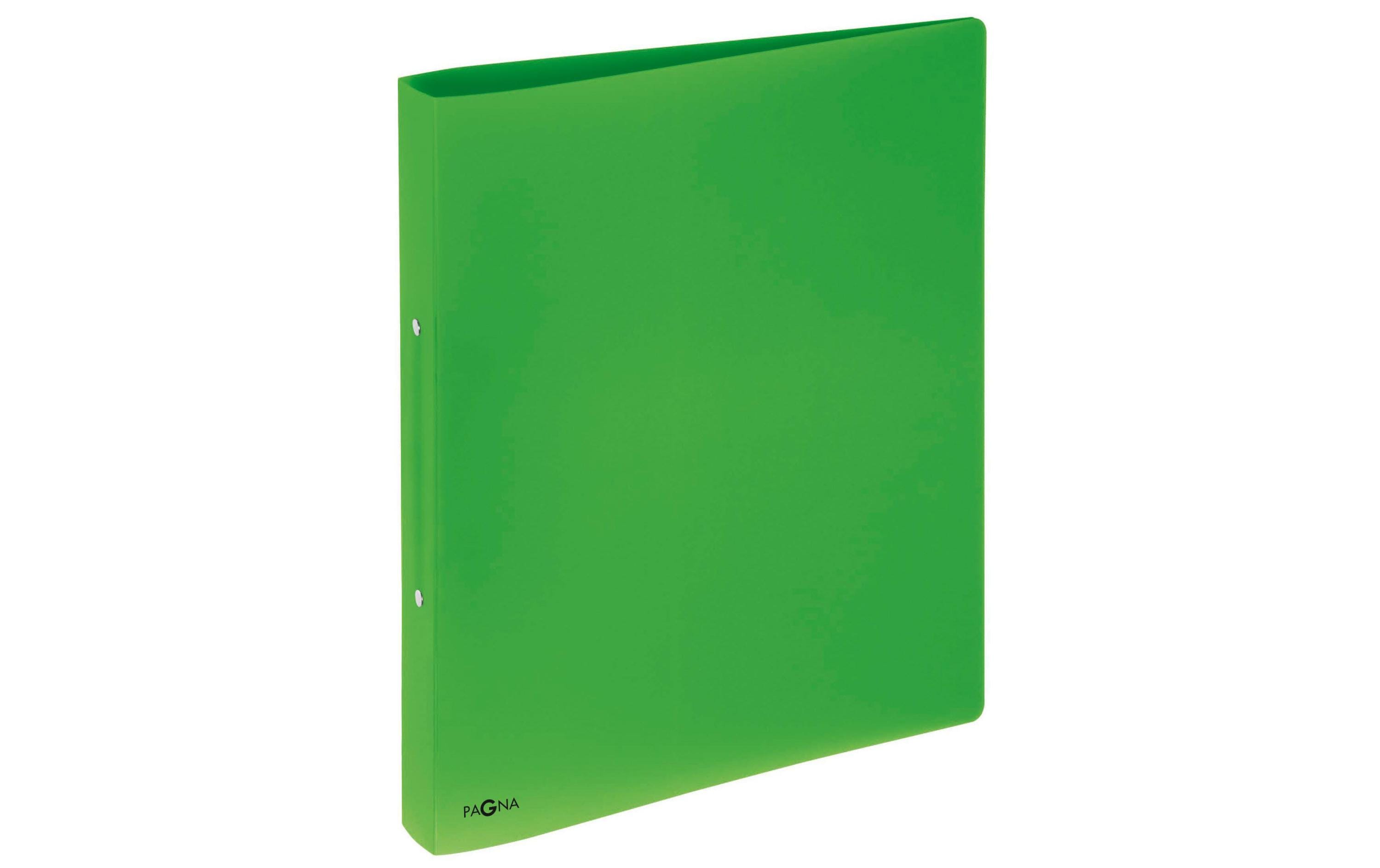 Pagna Ringbuch A4 Basic 2-Bügel-Mechanik+NH Ringdurchmesser 25mm, grün