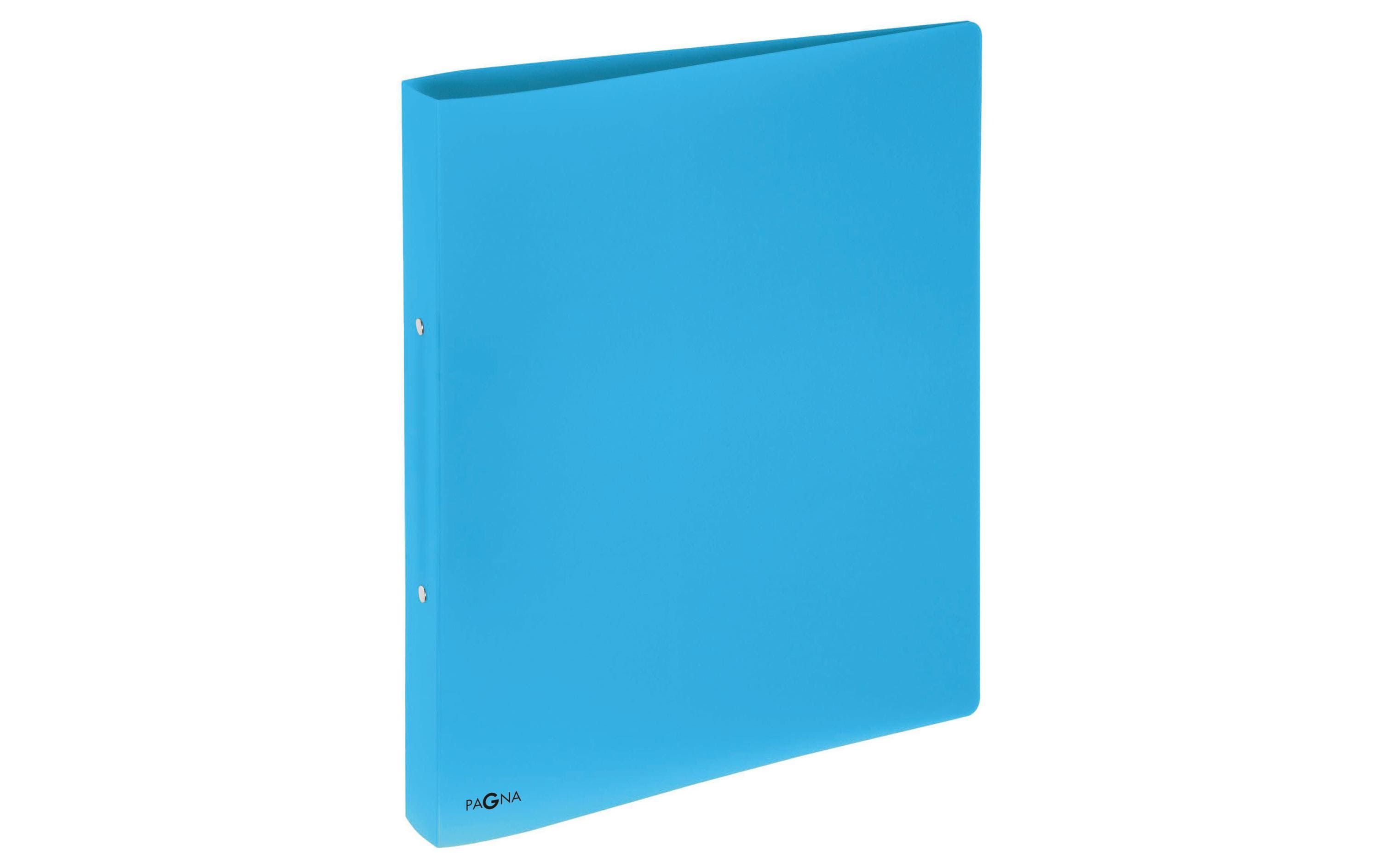 Pagna Ringbuch A4 Basic 2-Bügel-Mechanik+NH Ringdurchmesser 25mm, blau