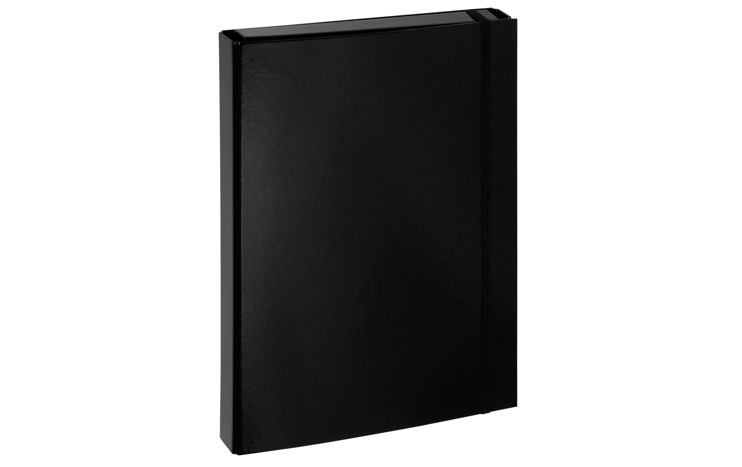 Pagna Gummibandbox A4 schwarz