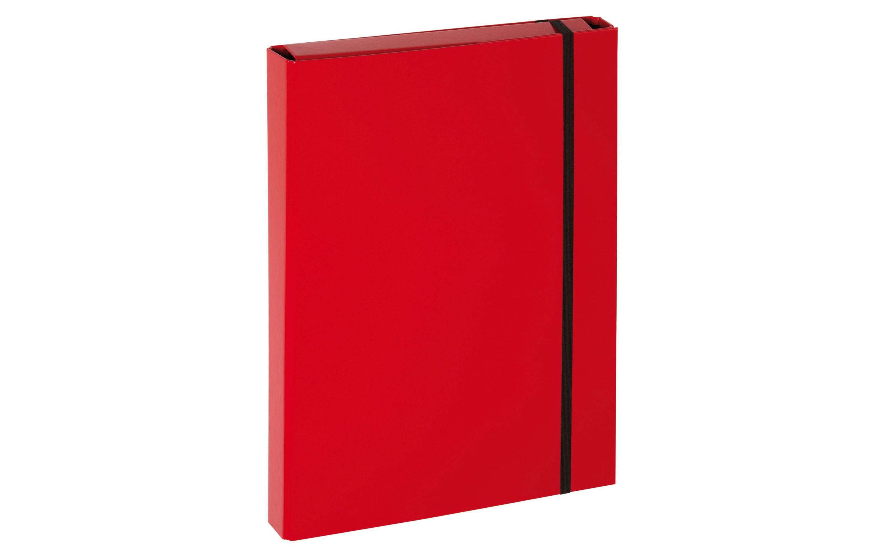 Pagna Gummibandbox A4 rot