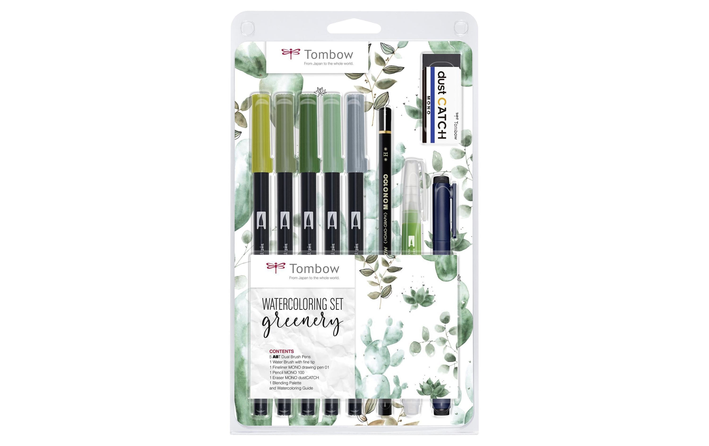 Tombow Watercolor Set Greenery