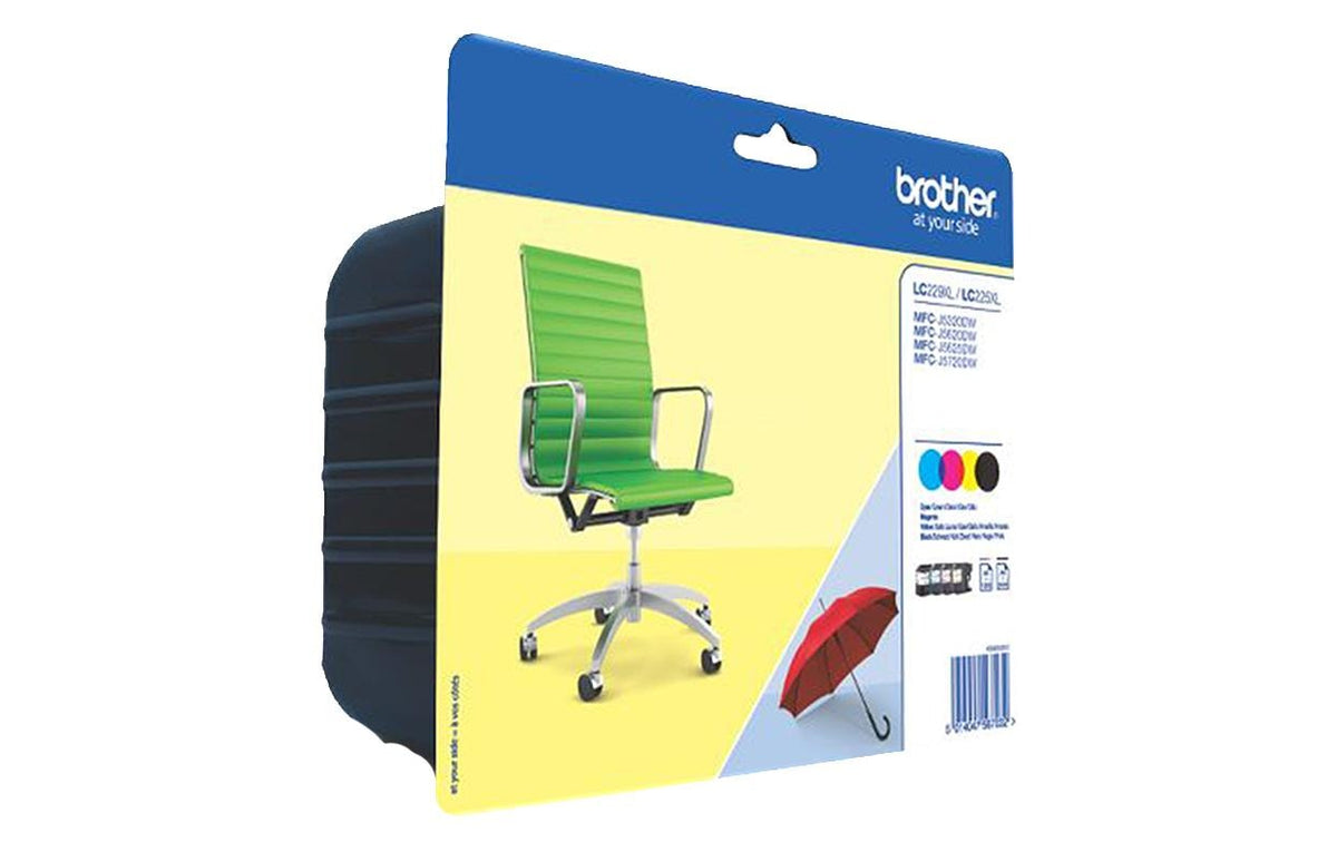 Tinte Brother LC-229XLVALBP LC229XLBK, LC225XLC, LC225XLM, LC225XLY