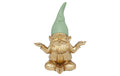Kare Zwerg Meditation Gold, Grün, 19 cm