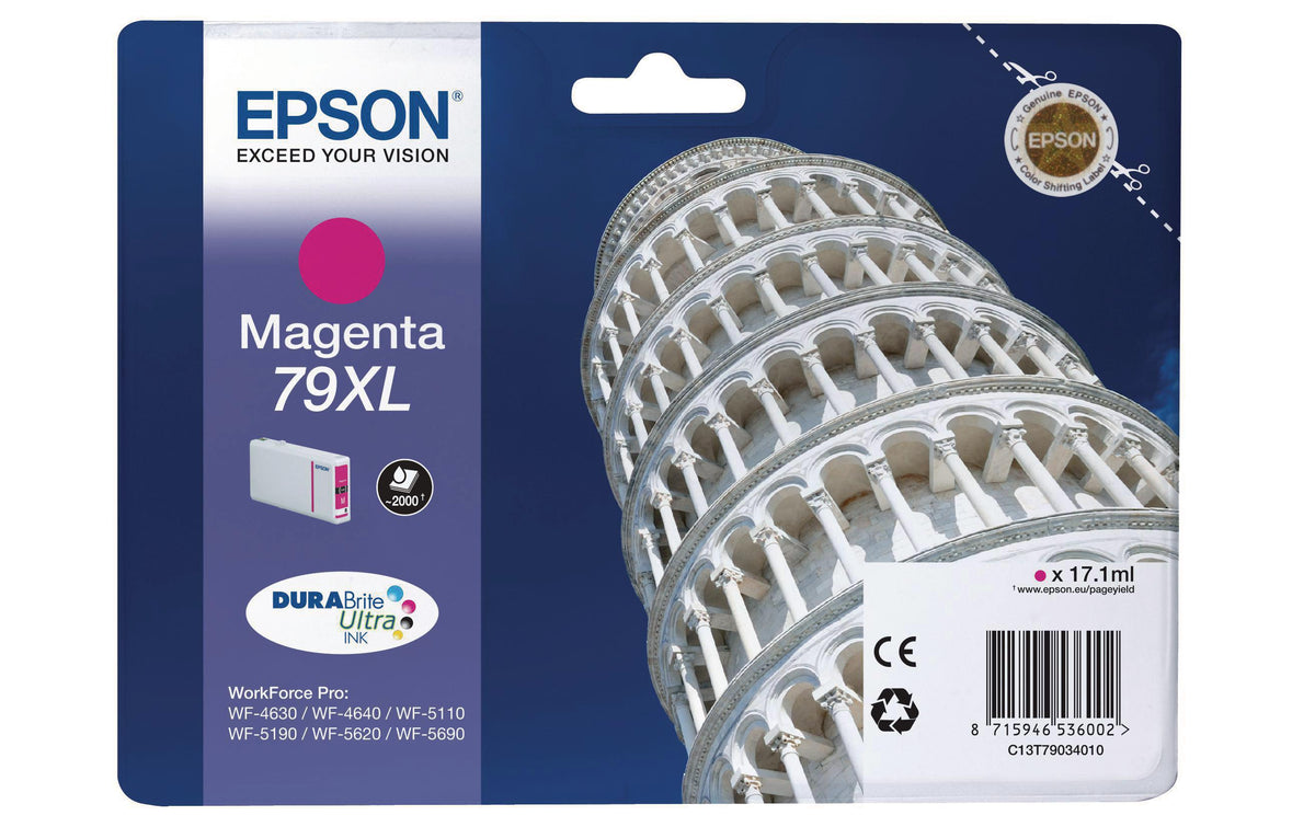 Tinte Epson T79034010 magente, 17.1ml zu WorkForce Pro WF-4630DWF