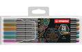 Stabilo Pen68 Metallic 6er Set Plastiketui
