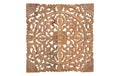 G. Wurm Wandbild 3D Blumen, Mangoholz B: 50 cm, H: 50 cm, T: 2 cm