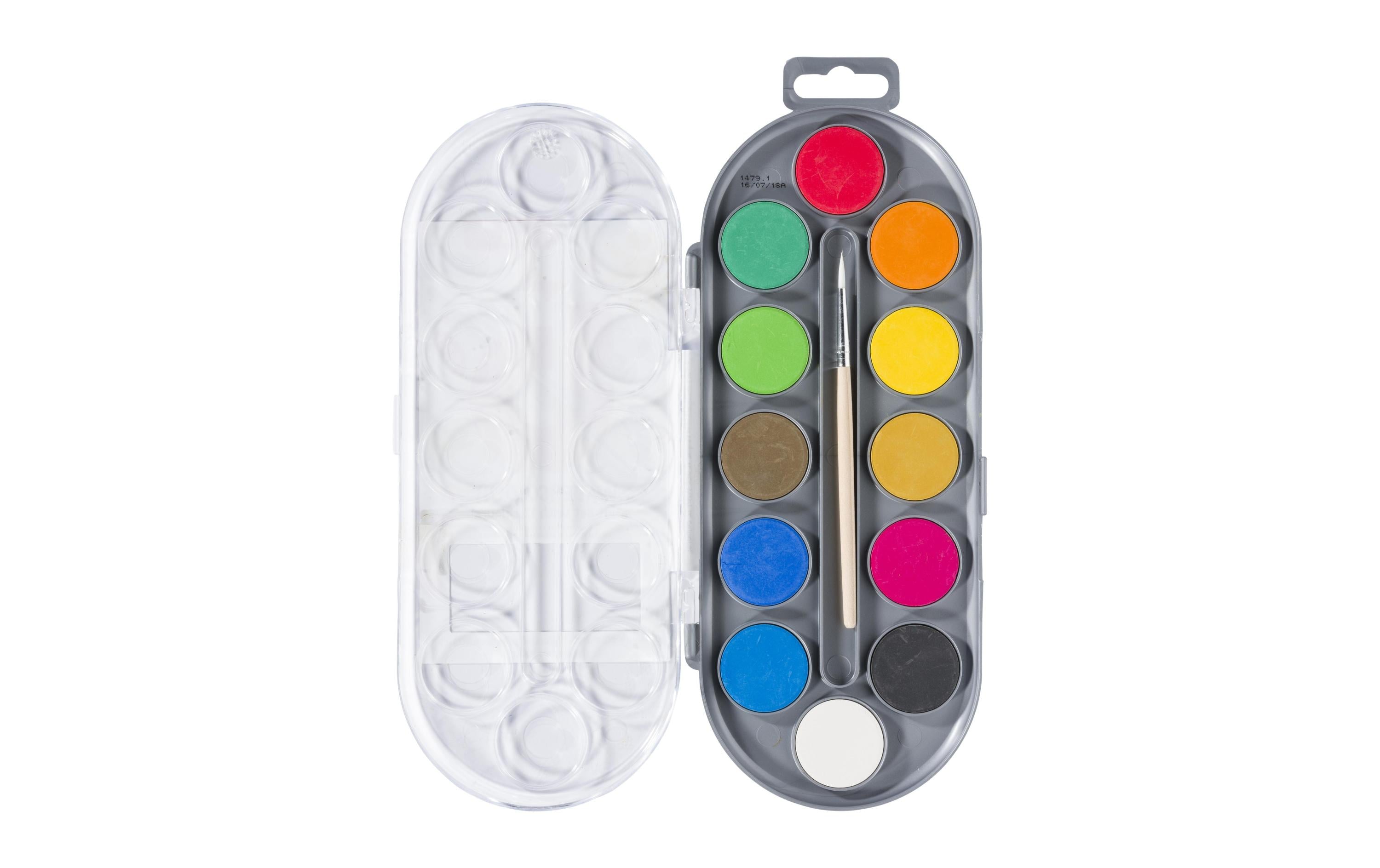 Bruynzeel Wasserfarben 12er Set, inklusive Pinsel