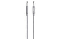 BELKIN 3.5mm Premium Mixit 1.2m grau Audiokabel Klinke - Klinke, metallic finish