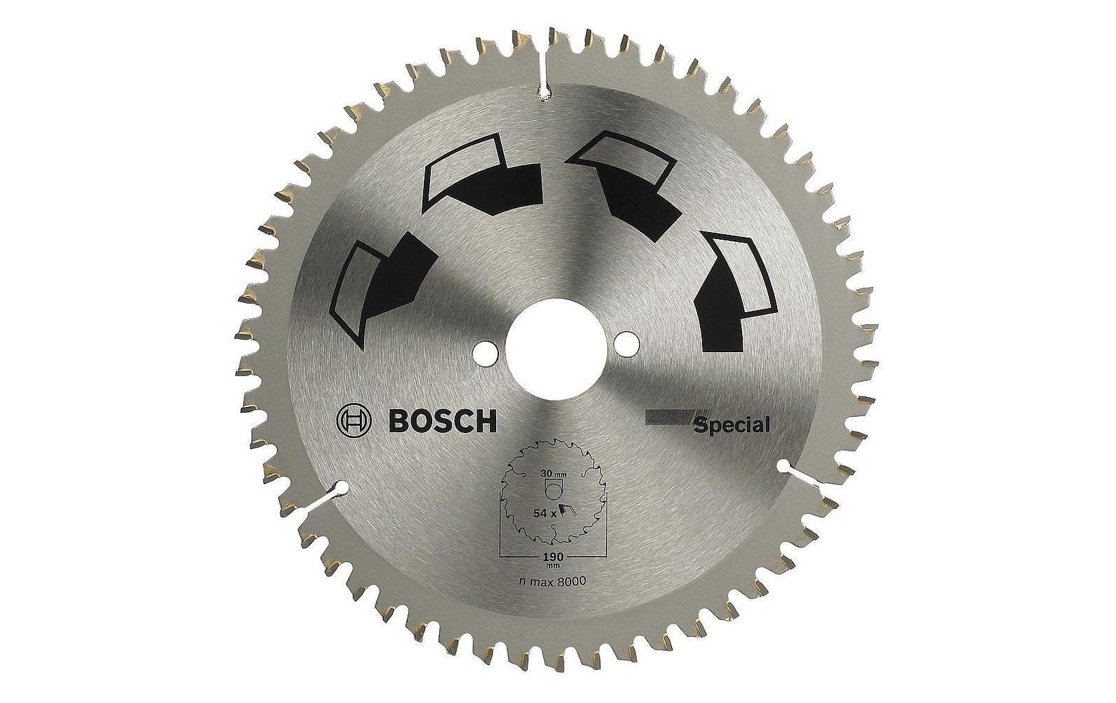BOSCH Kreissägeblatt Special 190mm, Mehrzweckblatt