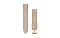 Garmin Schnellwechsel-Armband (20mm) Leather, Rose Gold-Beige