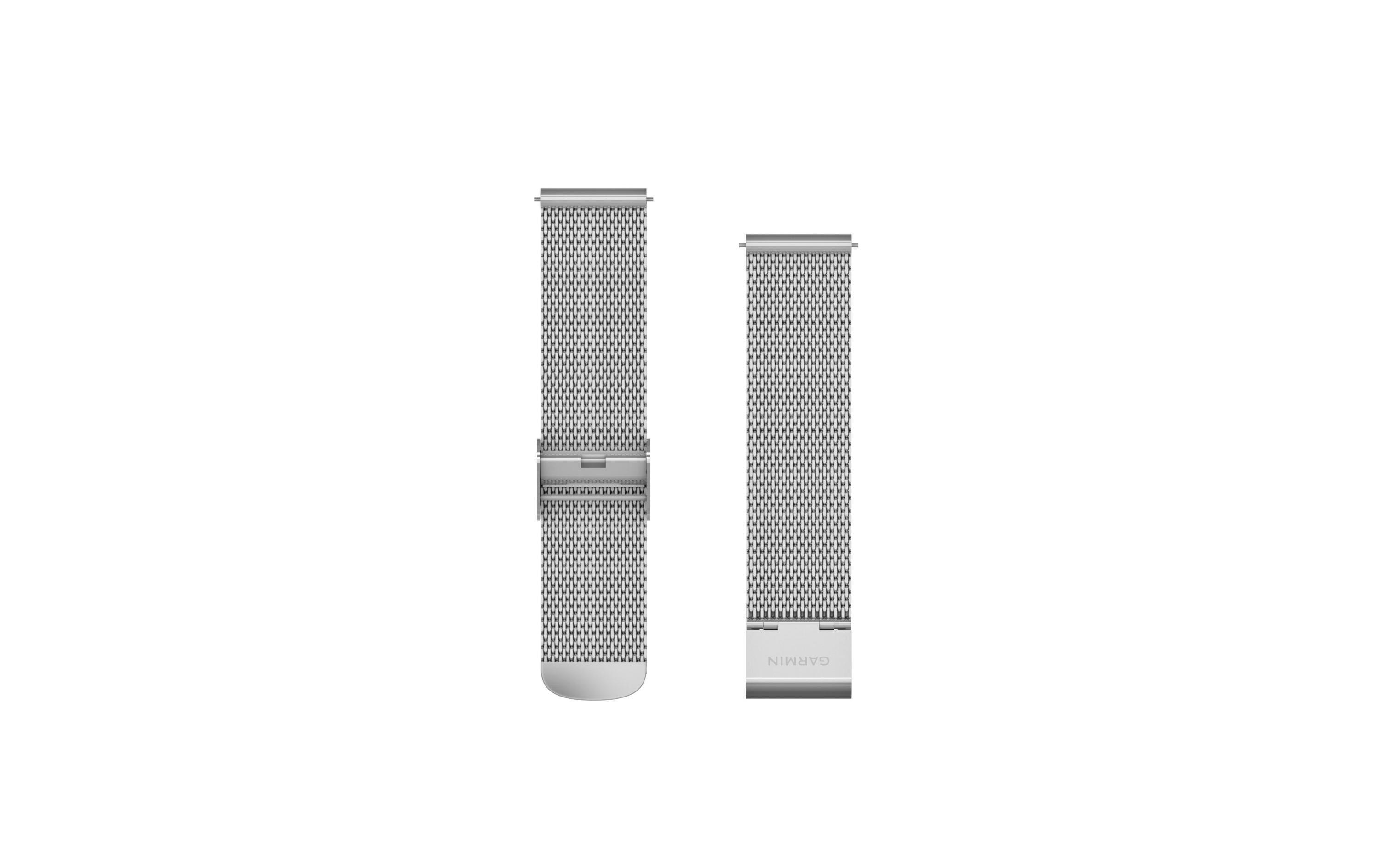 Garmin Schnellwechsel-Armband (20mm) Milanese, Silver-Black