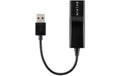 Belkin USB 2.0 auf RJ-45 Netzwerkadapter schwarz, 12 cm