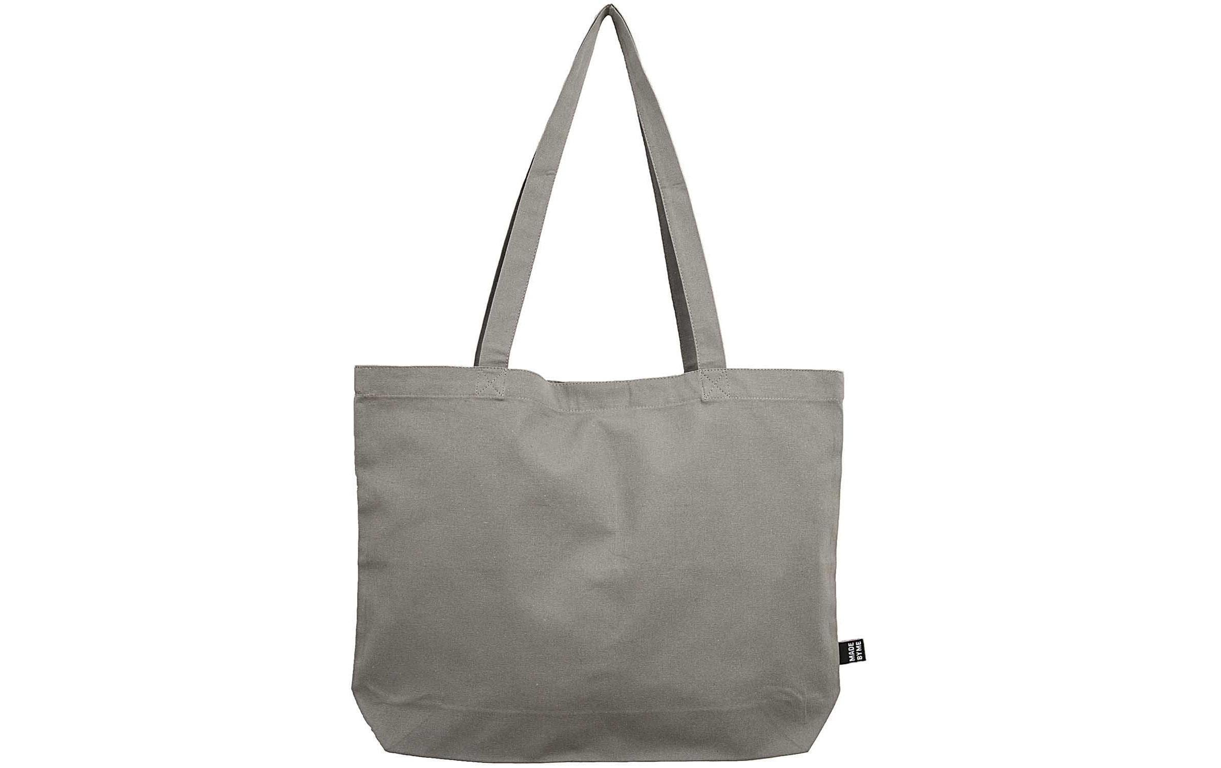 Rico Design Stofftasche Shopper grau 1 Stück, 44.5 x 34 cm, lange Henkel