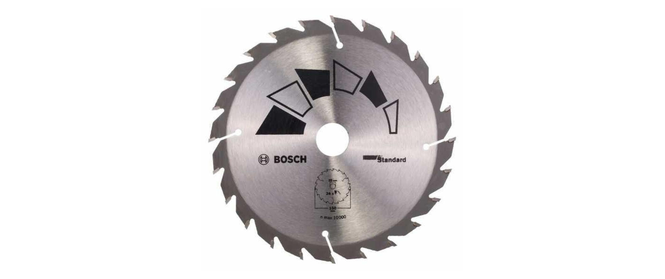 BOSCH Kreissägeblatt Standard 150mm, für Holz