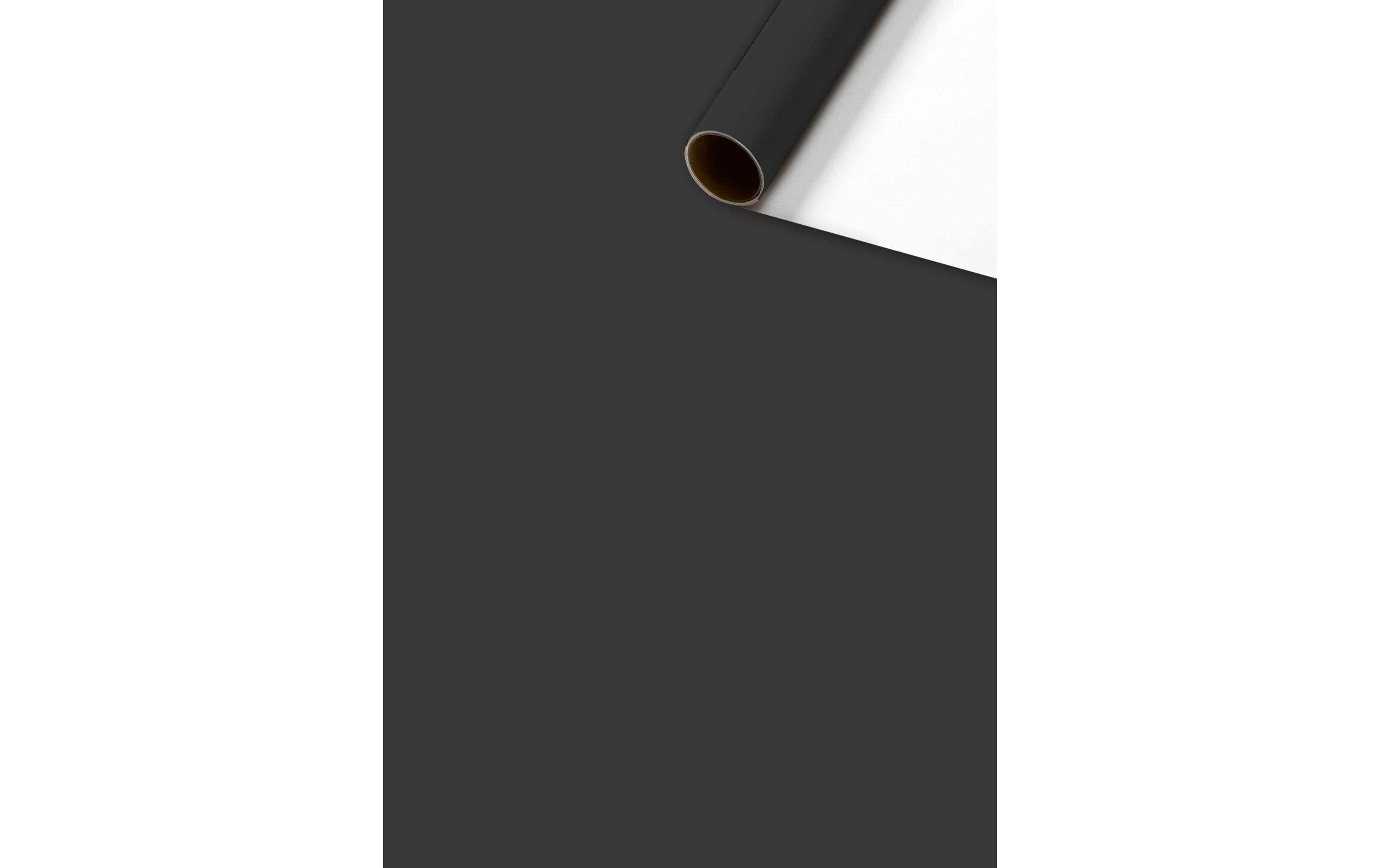 Stewo Geschenkpapier Colour Schwarz Grösse 70cmx2m, 80gm2