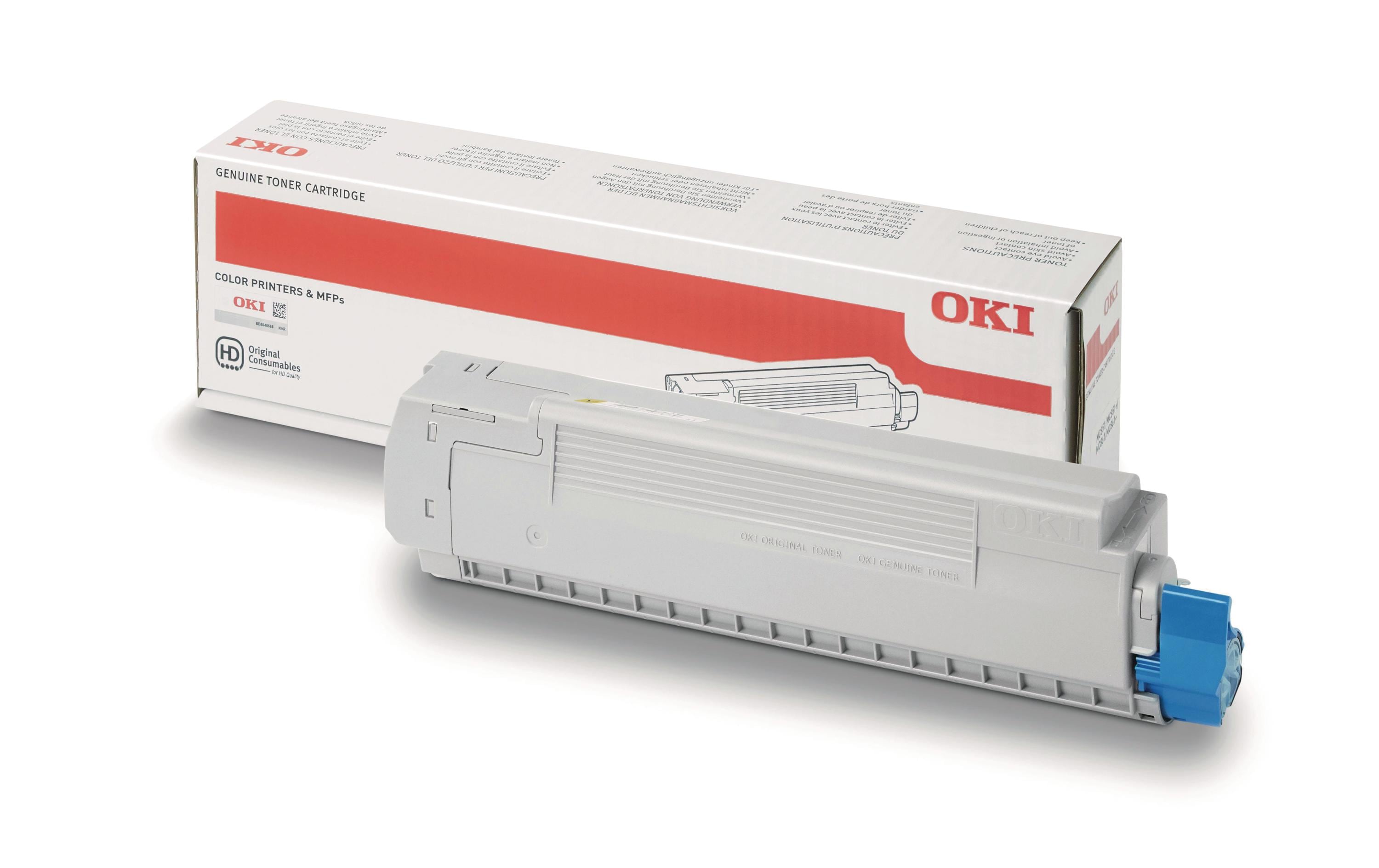 Toner Yellow zu OKI MC851 44059165, 7'300 A4 Seiten