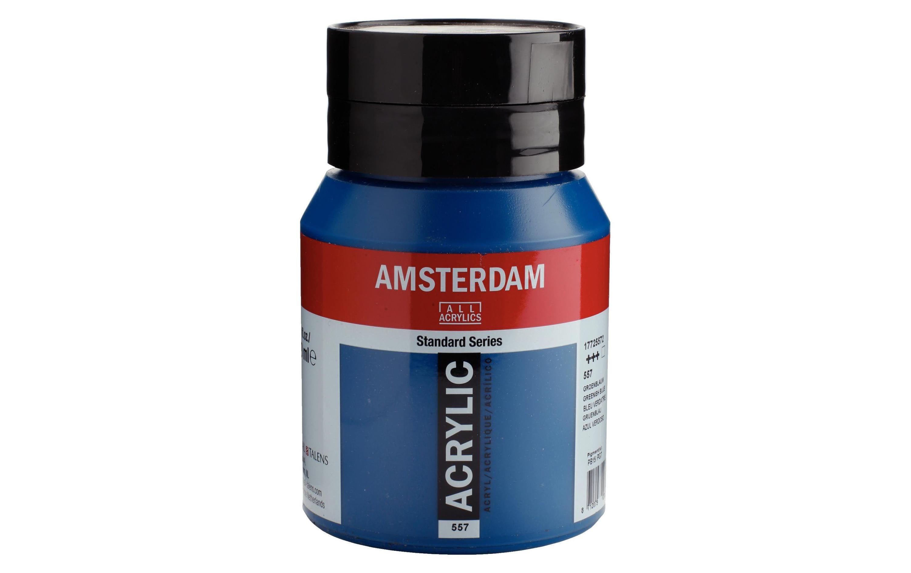 Amsterdam Acrylfarbe Standard 557 500 ml, Farbe: Grünblau, Transparent