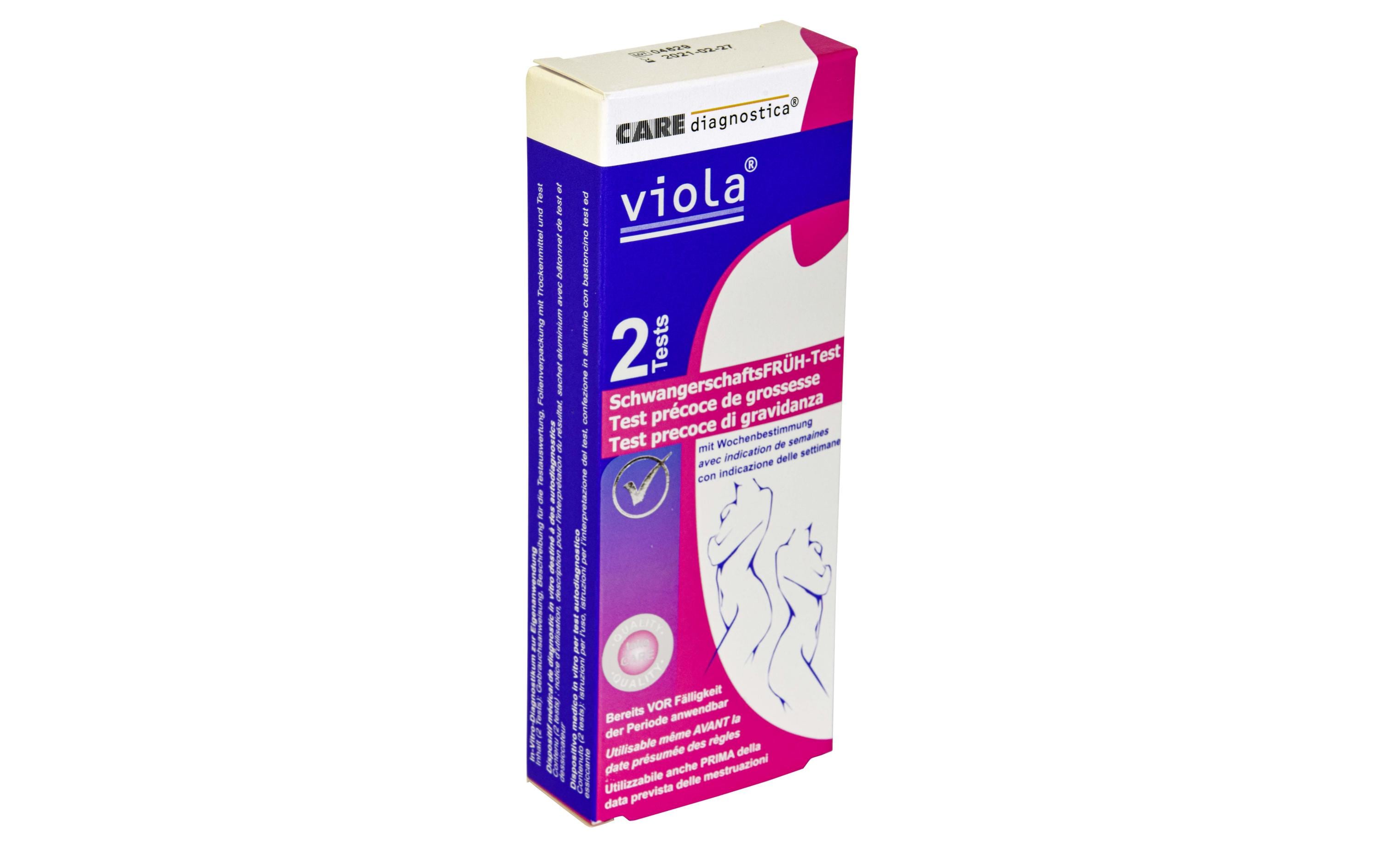 Viola Schwangerschaftsfrüh-Test DUO 2 Stk