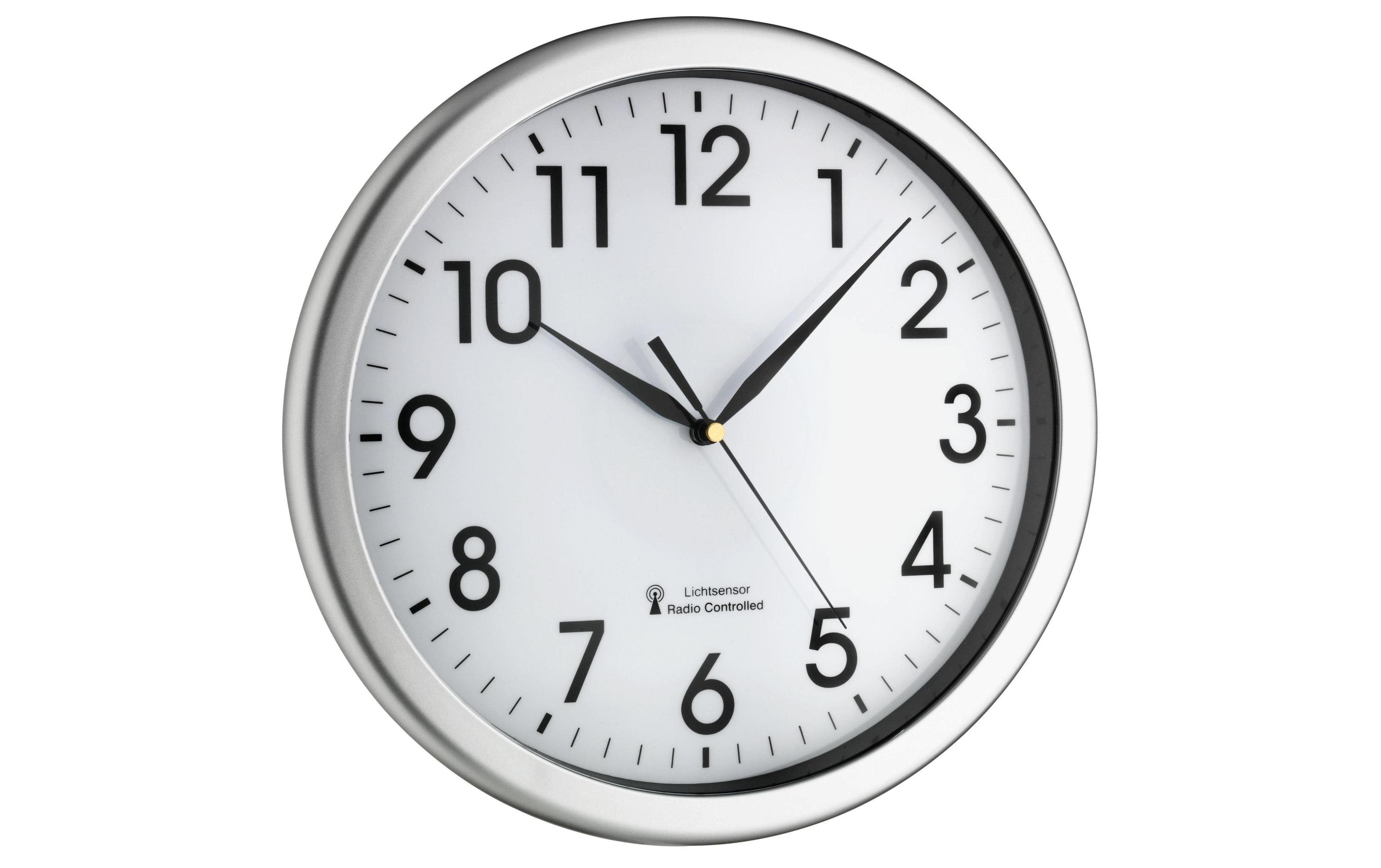 TFA  CORONA Funk-Wanduhr ohne Batterie