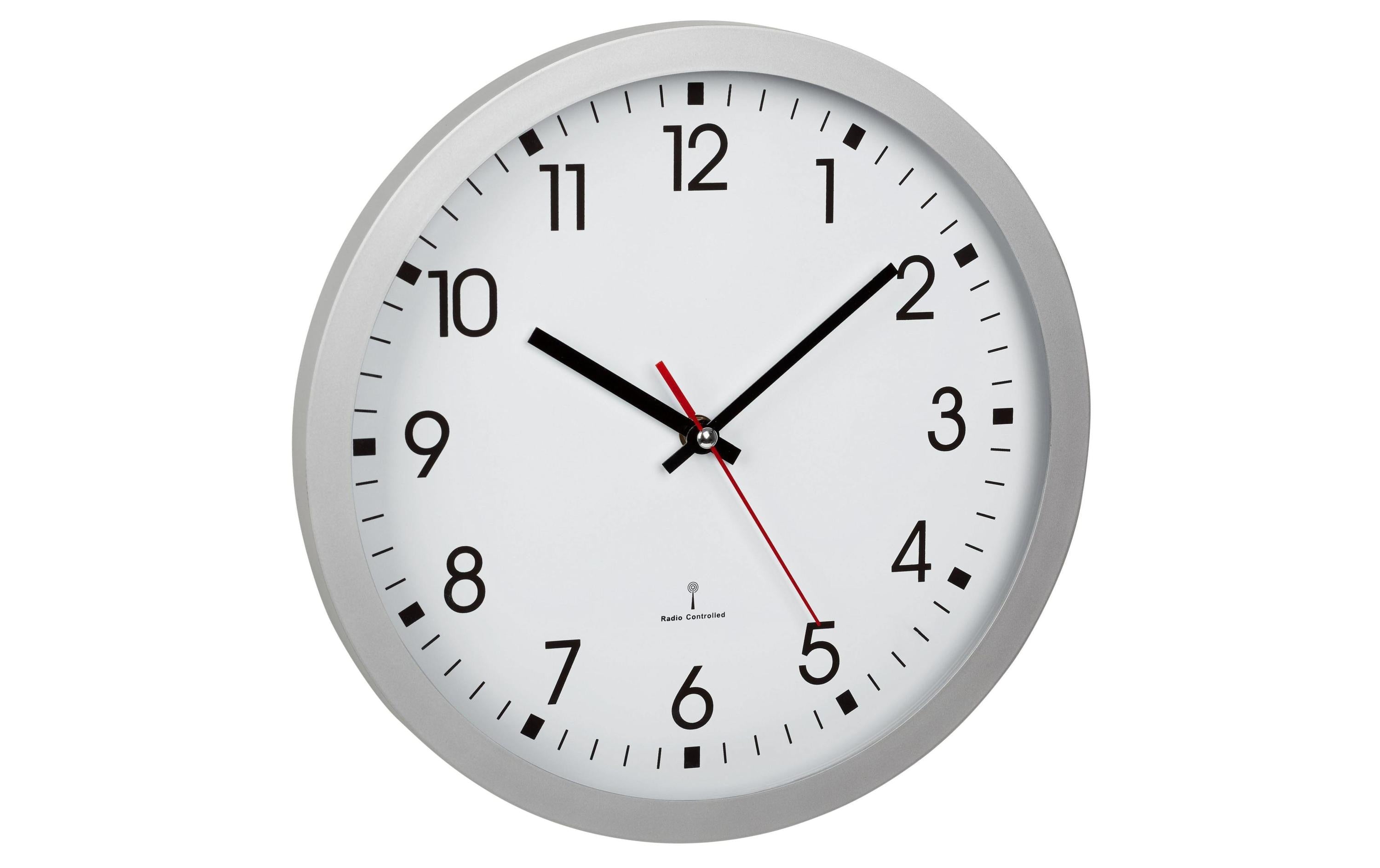 TFA  Funk-Wanduhr ohne Batterie
