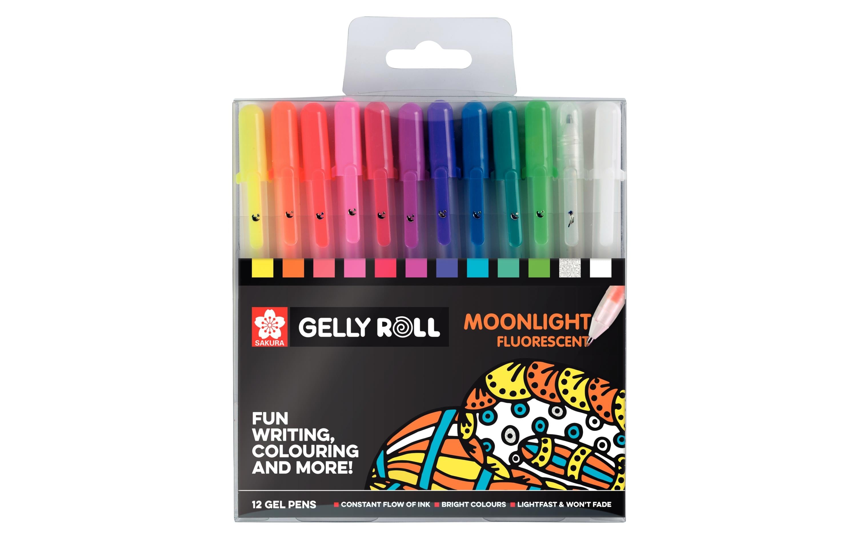 Sakura Gelschreiber Moonlight Set mit 12 Stück