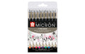 Sakura Fineliner Pigma Micron 9 Stifte Bunt