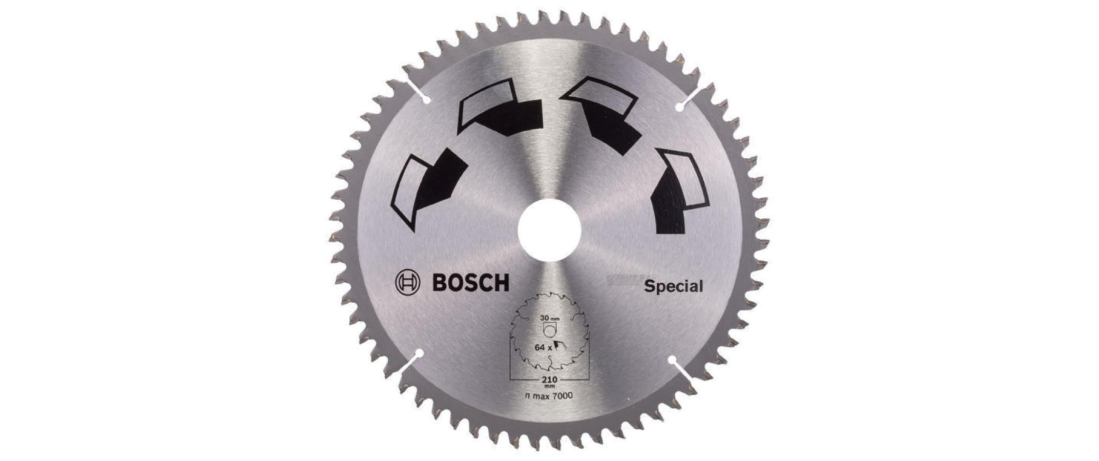 BOSCH Kreissägeblatt Special 210mm, Mehrzweckblatt