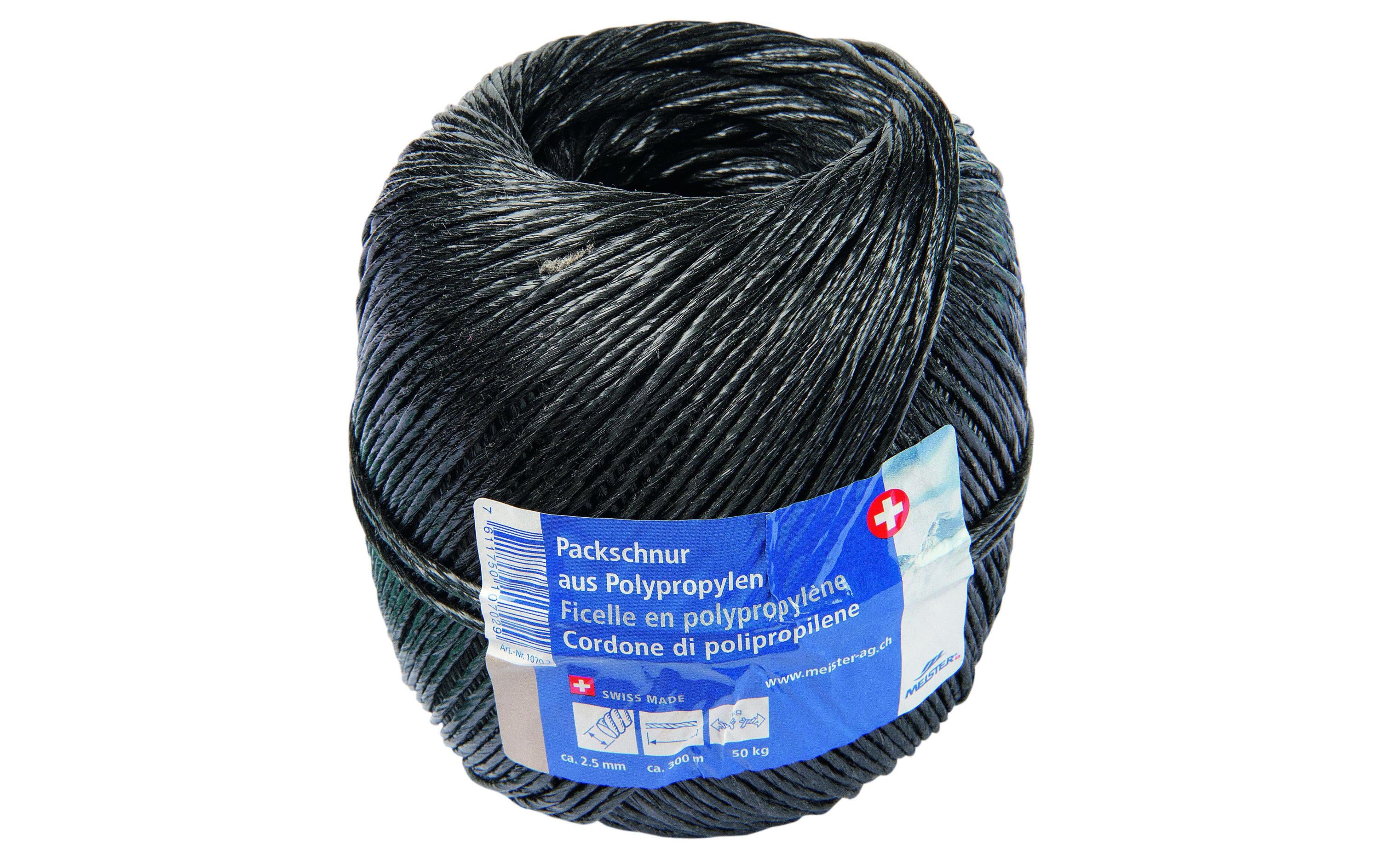 Meister PACKSCHNUR PP SCHWARZ 2.5MM 300M