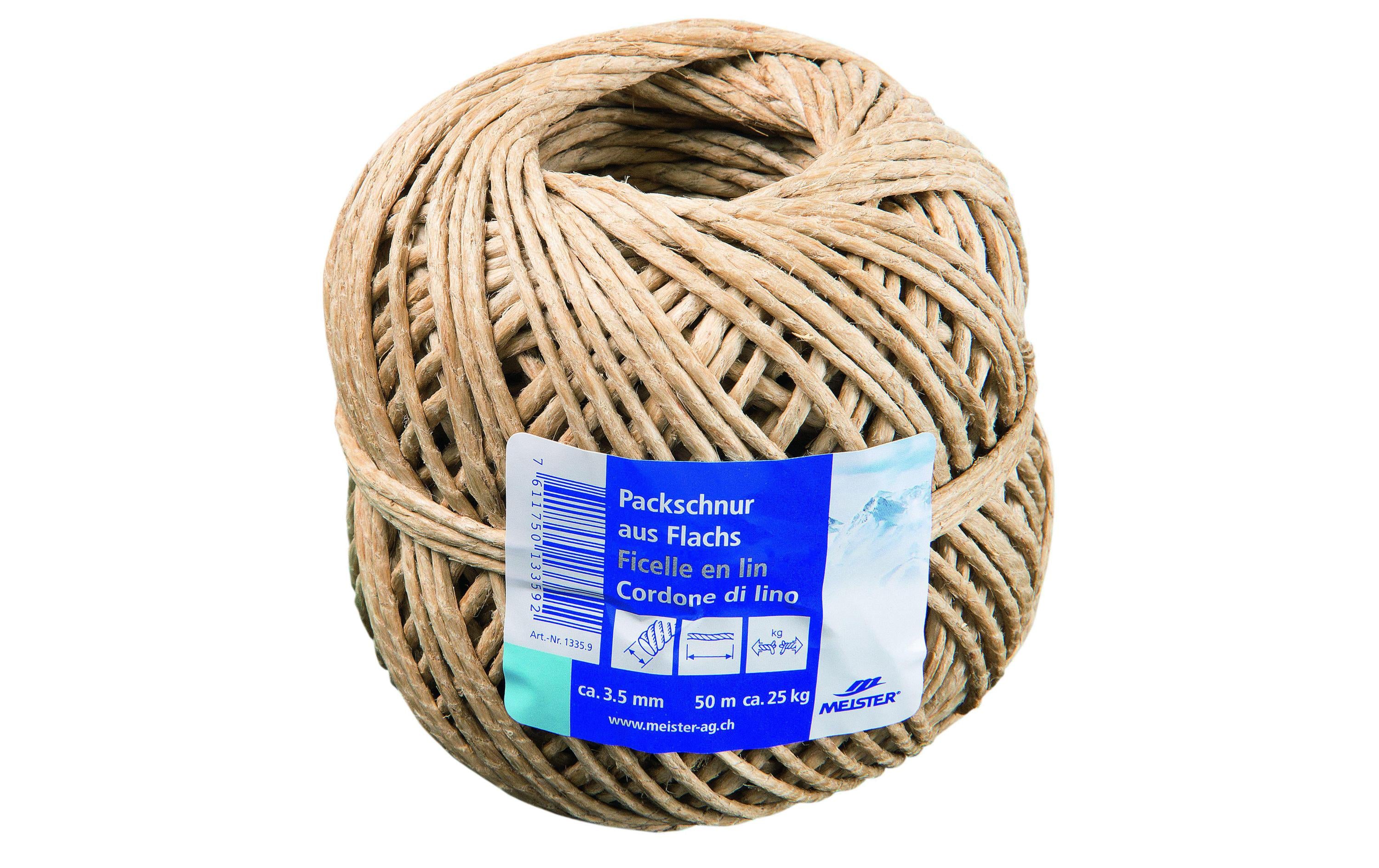Meister PACKSCHNUR FLACHS 3.5MM 50M