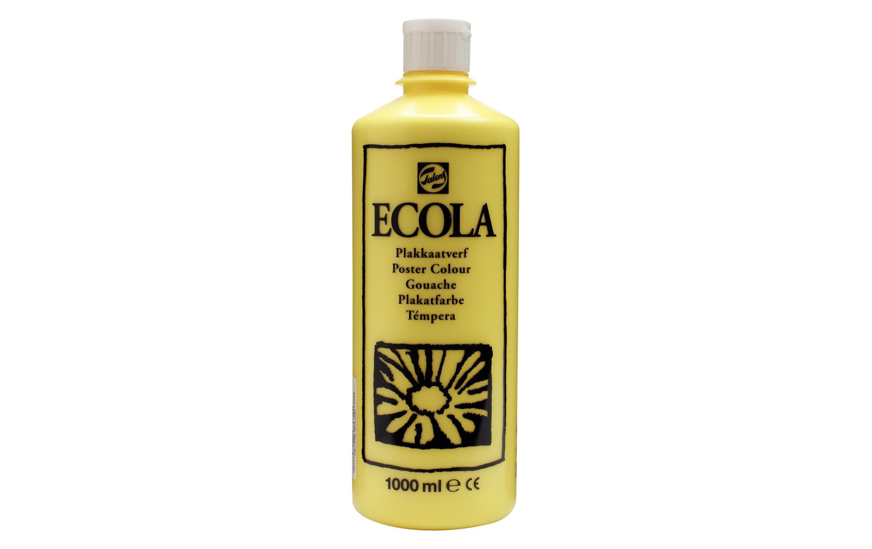 Talens Plakatfarbe Ecola 1 Liter, Farbe: Zitronengelb