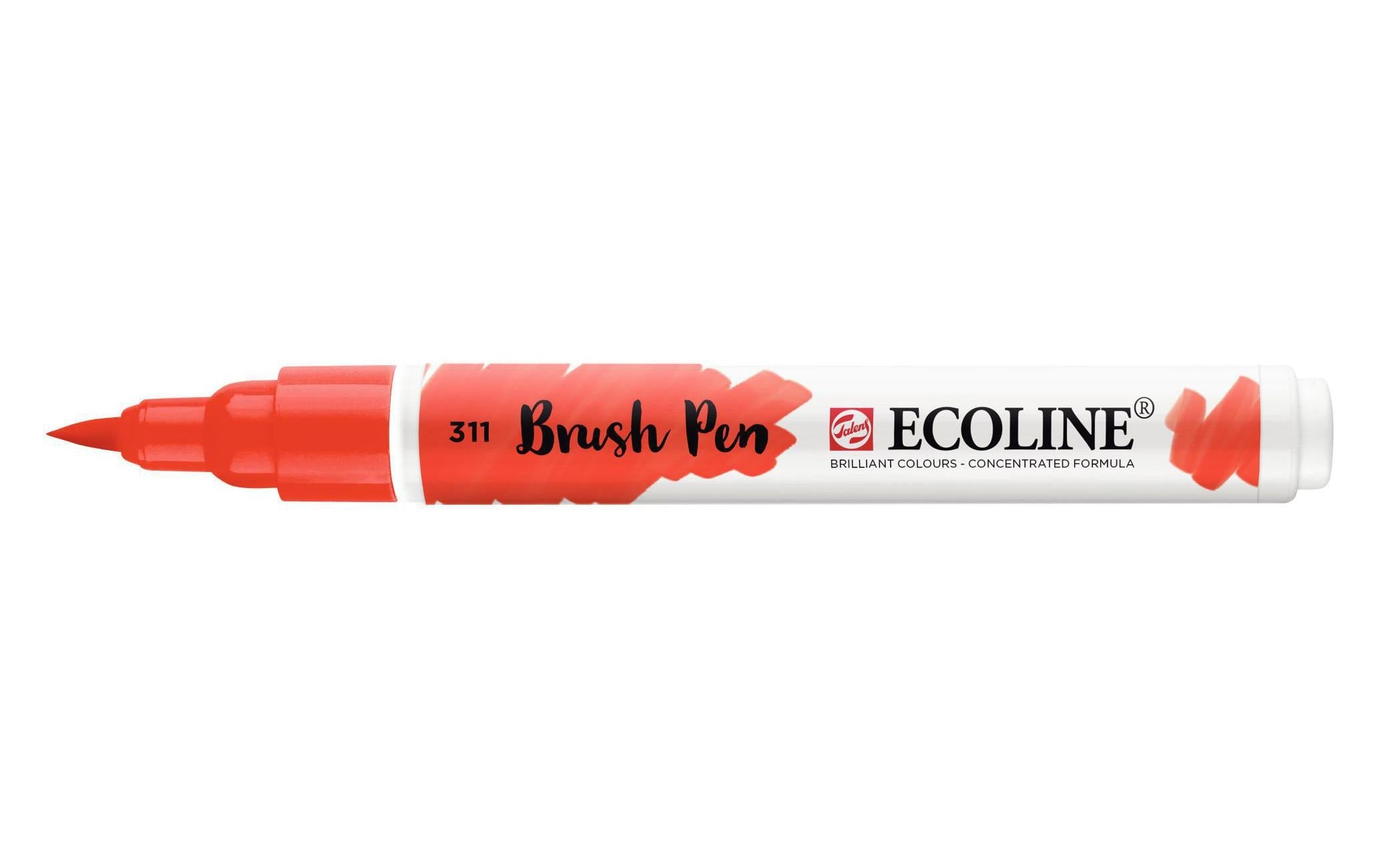 Talens Brush Pen Ecoline 311 ECOLINE BRUSHPEN ZINNOBER