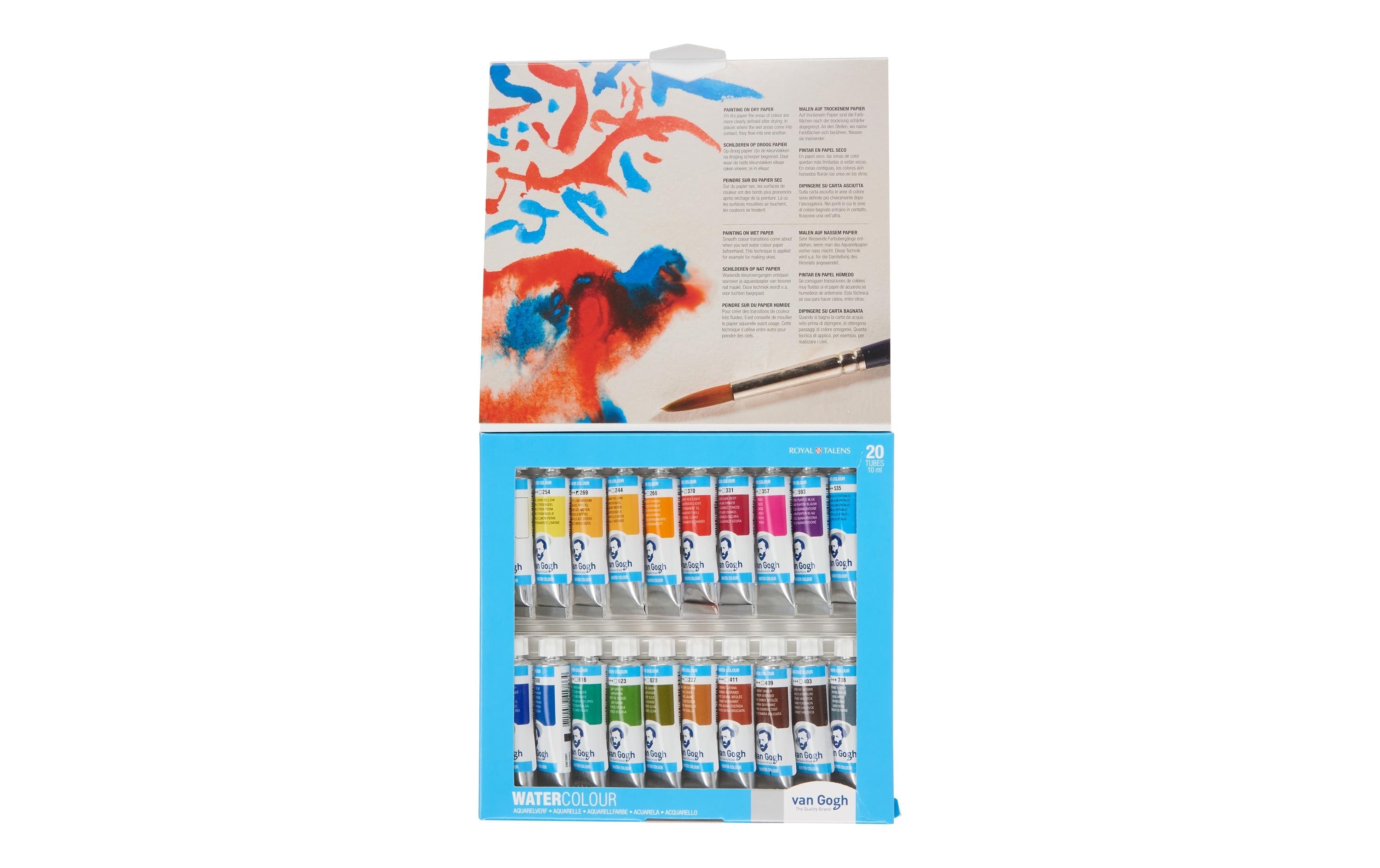 Van Gogh Aquarellfarbe Set 20 Tuben à 10 ml