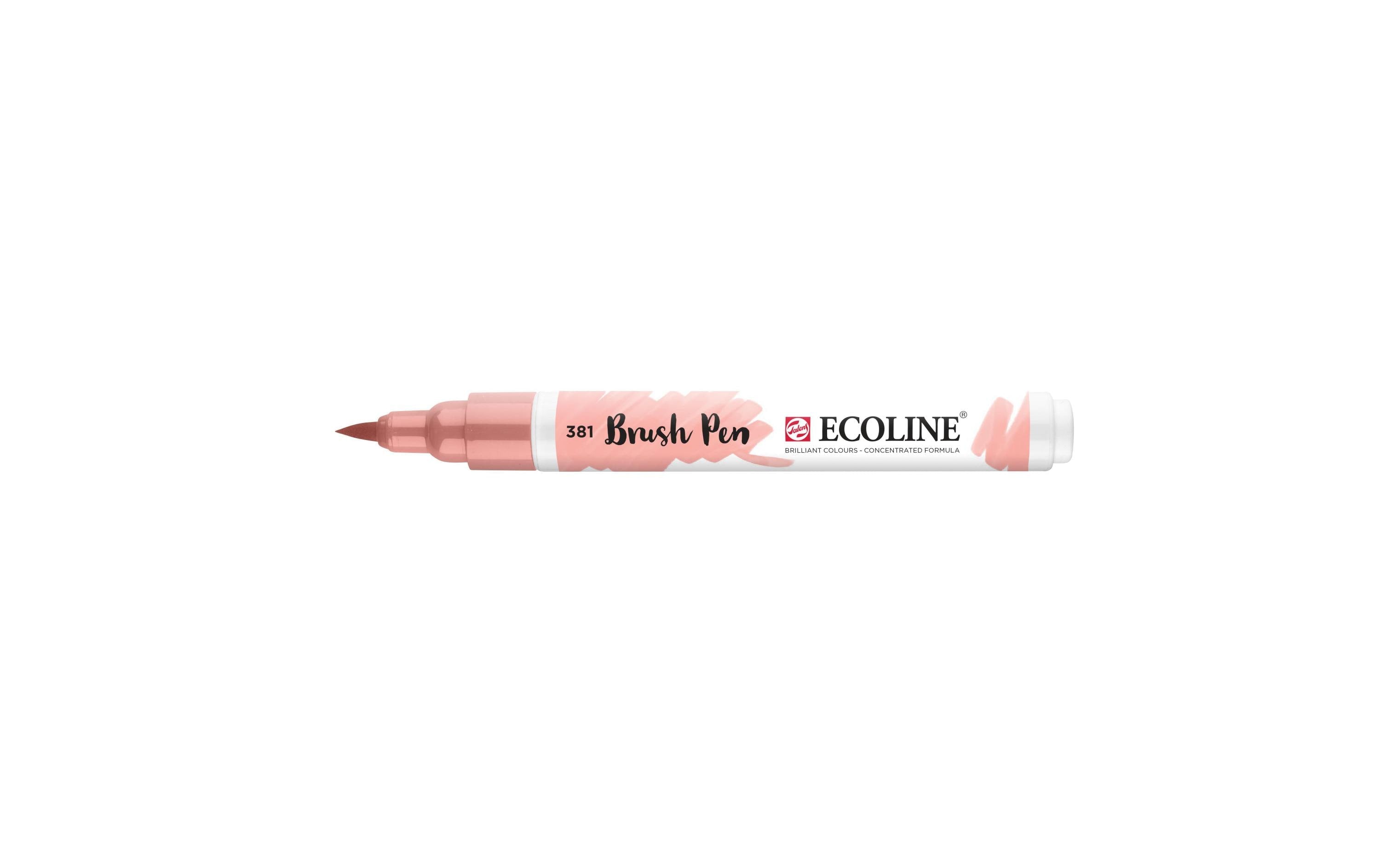 Talens Brush Pen Ecoline 381 ECOLINE BRUSHPEN PASTELLROT