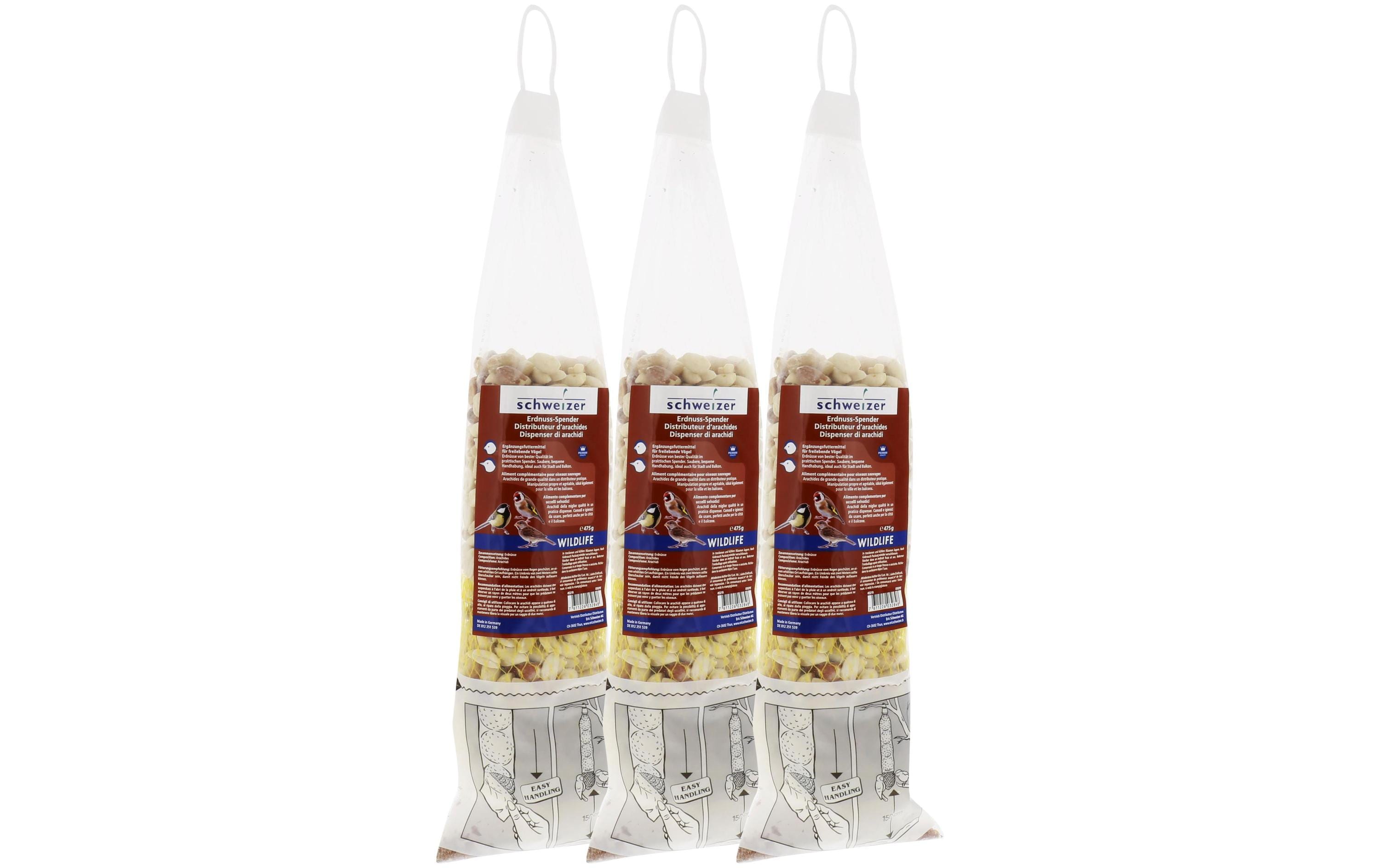 Eric Schweizer Premium Erdnuss-Spender 3 x 475g