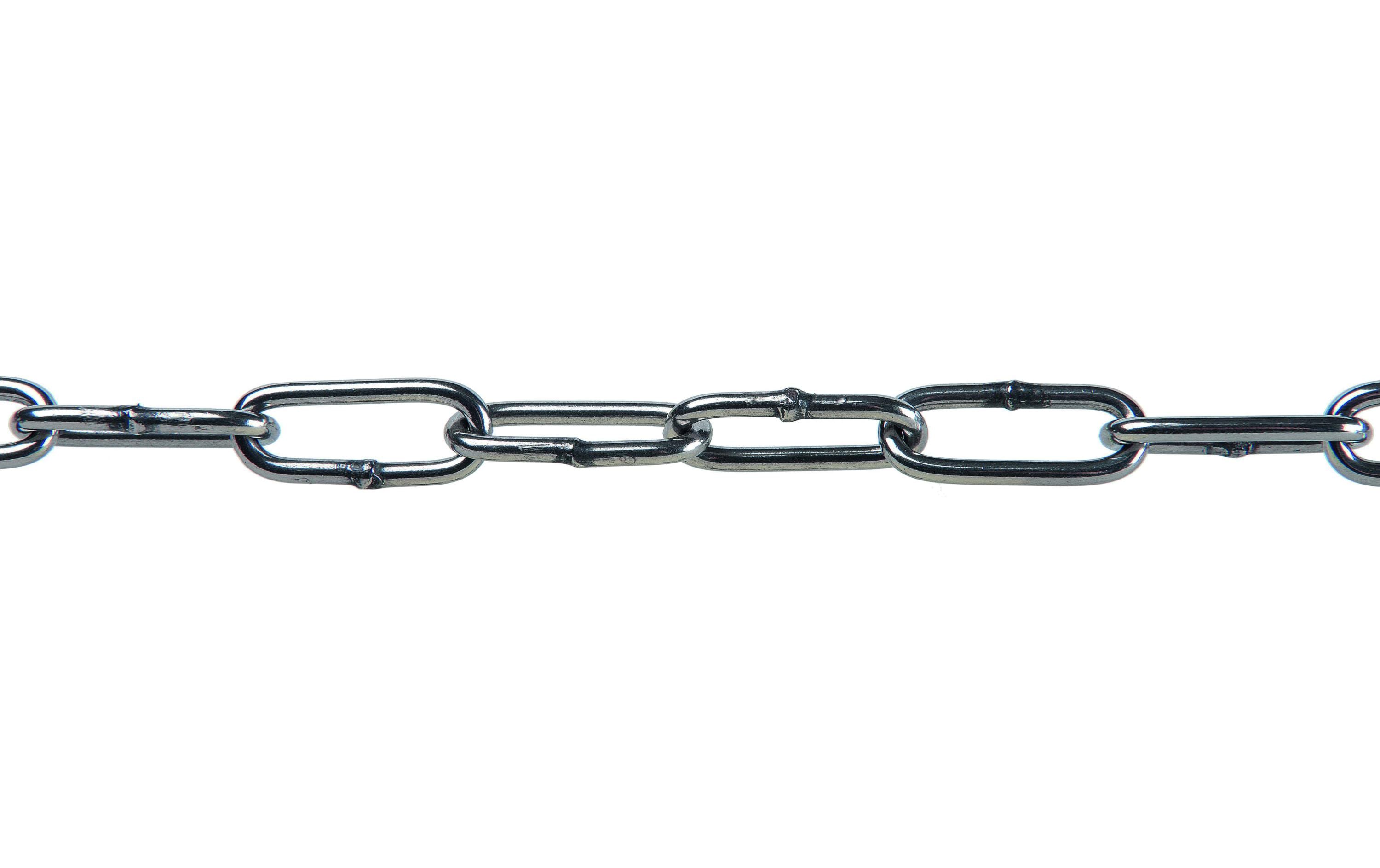 Meister RUNDSTAHLKETTE (C) 3X26X12MM 5M VERZINKT
