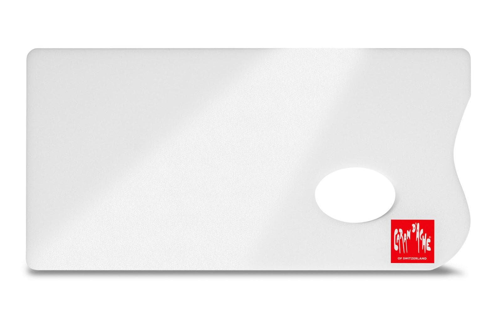 Caran d'Ache Palete Aquarelle Palette aus weissem Plexiglas