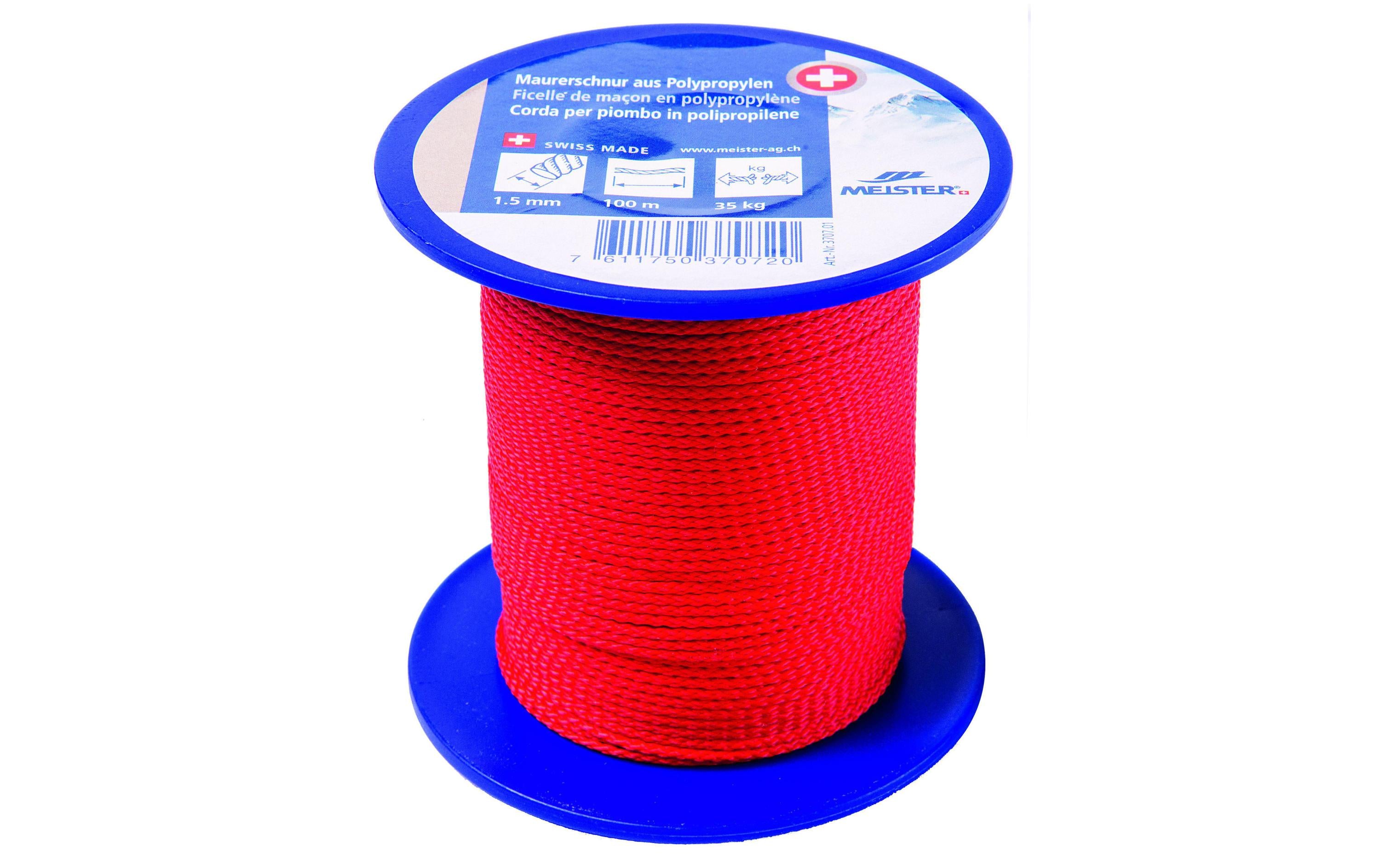 Meister MAURERSCHNUR PP ROT 1.5MM 100M