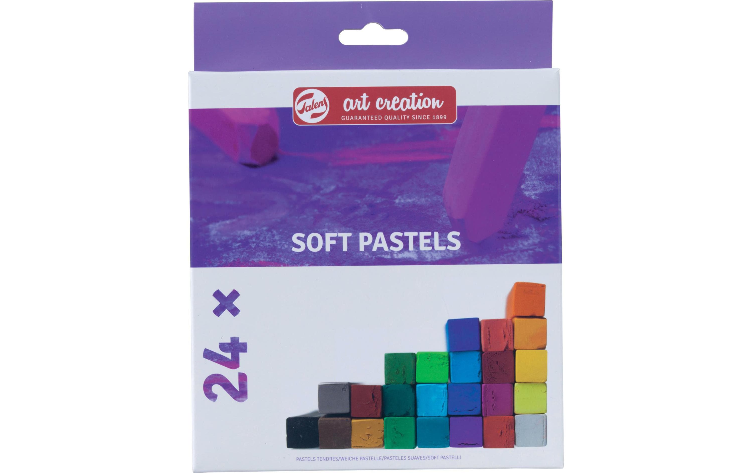 Talens Softpastellkreide 24er Set Weiche und trockene Kreide