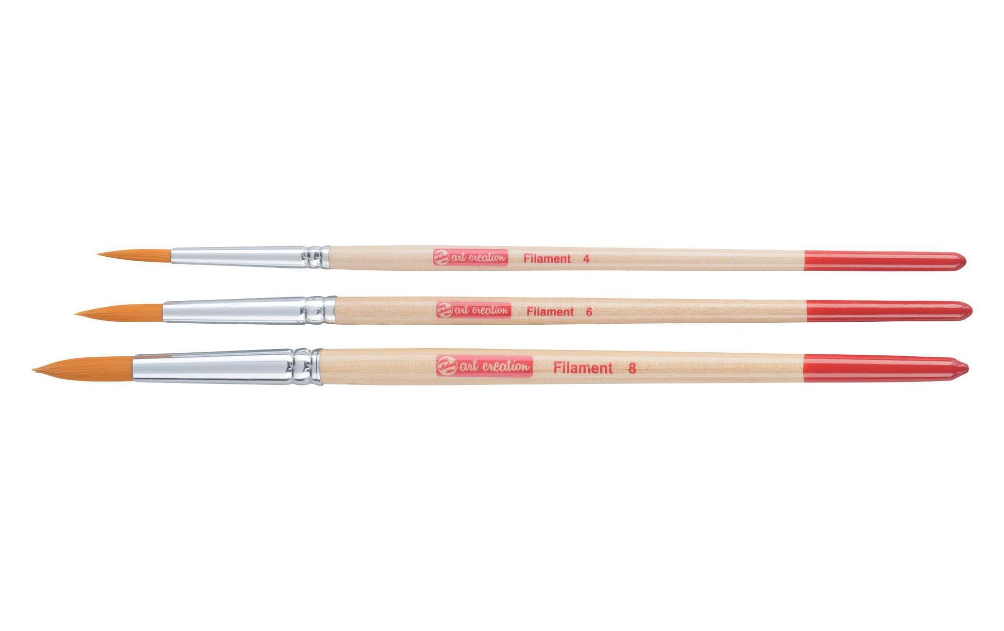 Talens Aquarell-Pinsel 3er Set Grössen: 4-6-8, Polyester