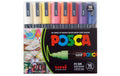 Uni POSCA Marker PC5M SET16 Rundspitze 1.8-2.5 mm, 16er Set