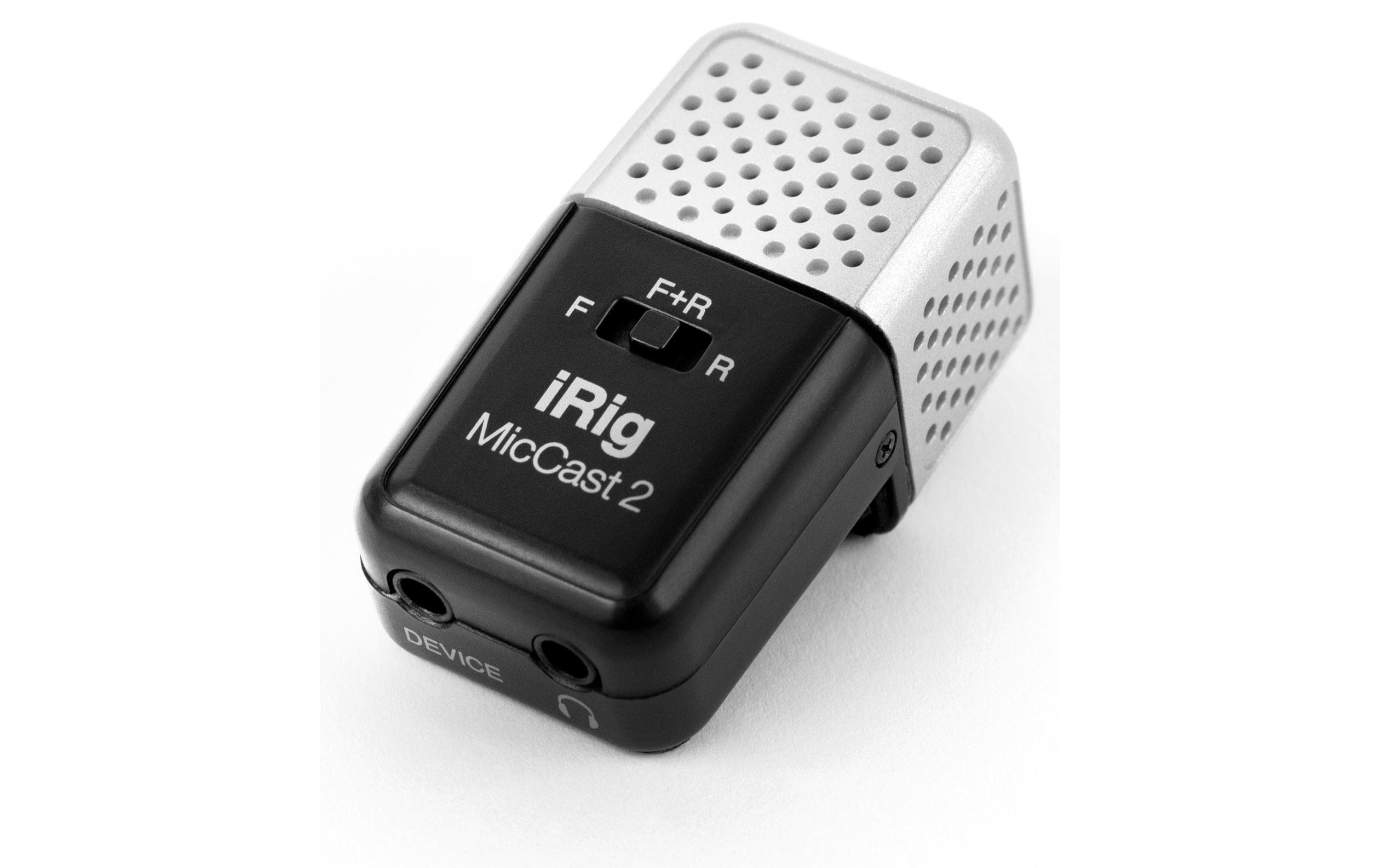 IK Multimedia iRig Mic Cast 2 Kompaktes Mikrofon für iOS & Android