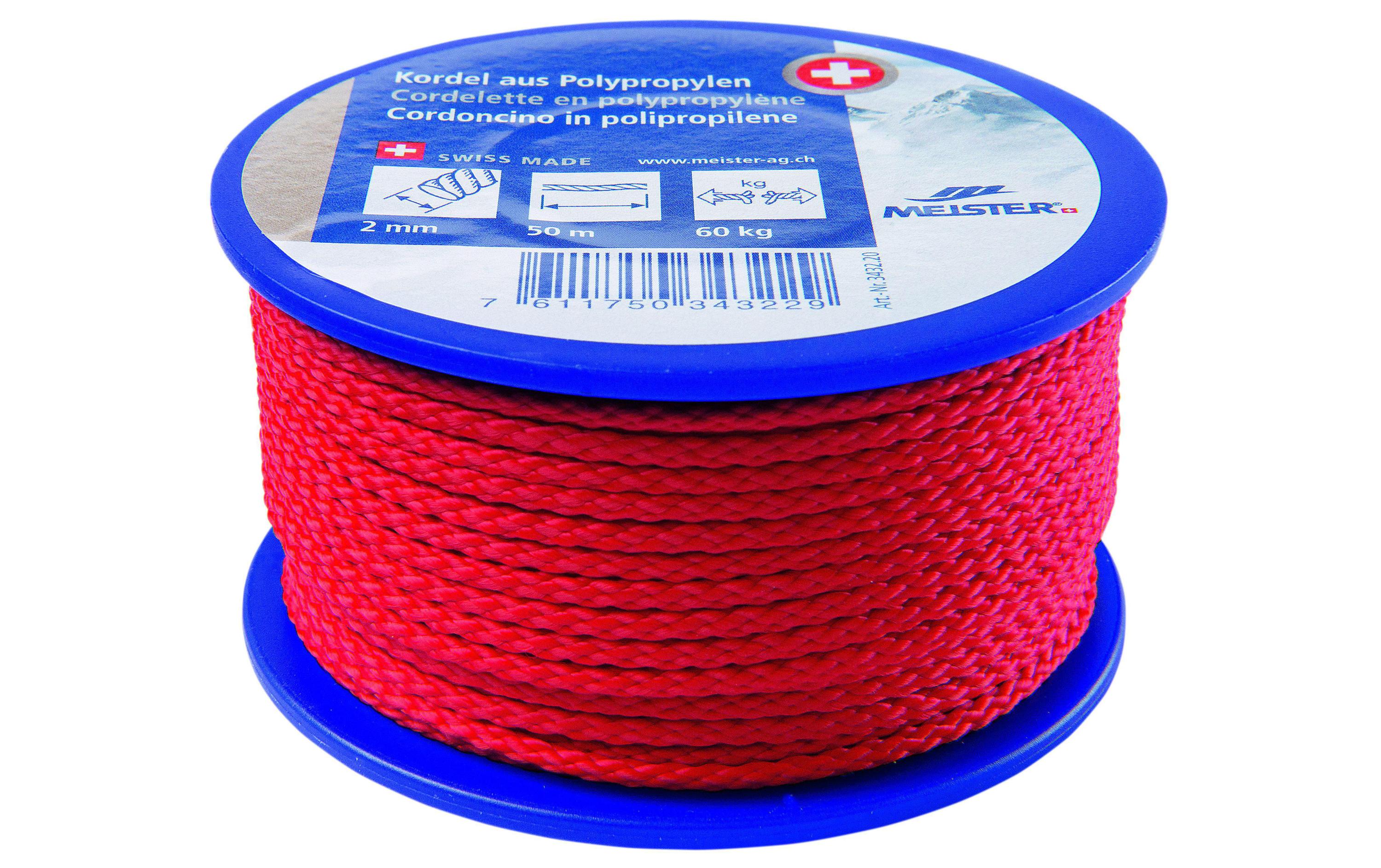 Meister KORDEL PP ROT 2MM 50M