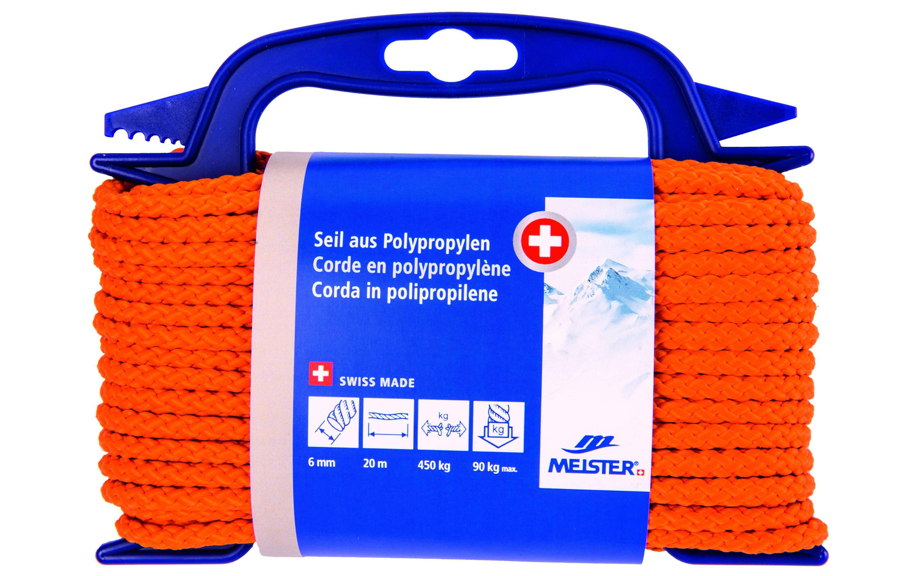 Meister SEIL PP ORANGE 6MM 20M