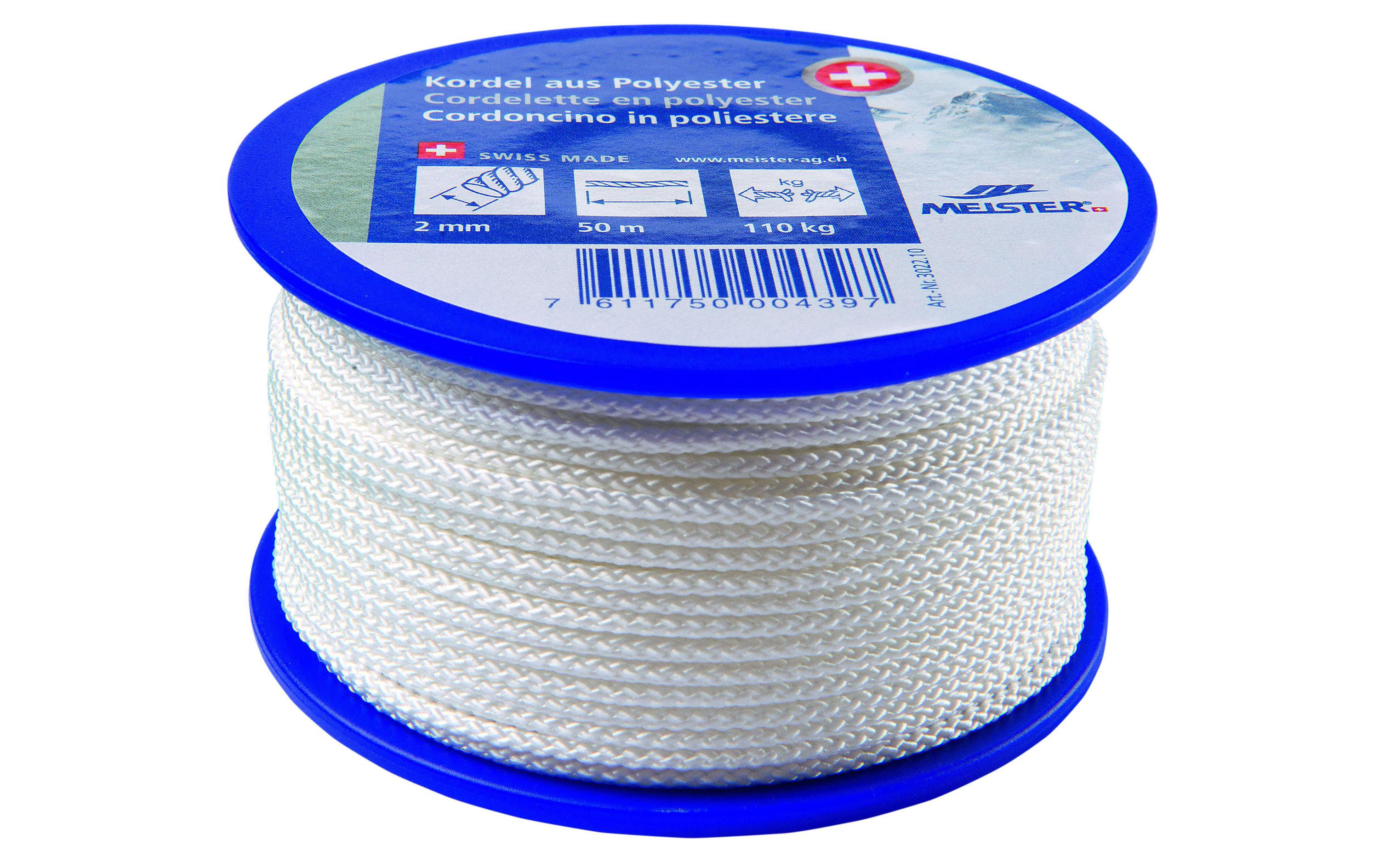 Meister KORDEL PES WEISS 2MM 50M