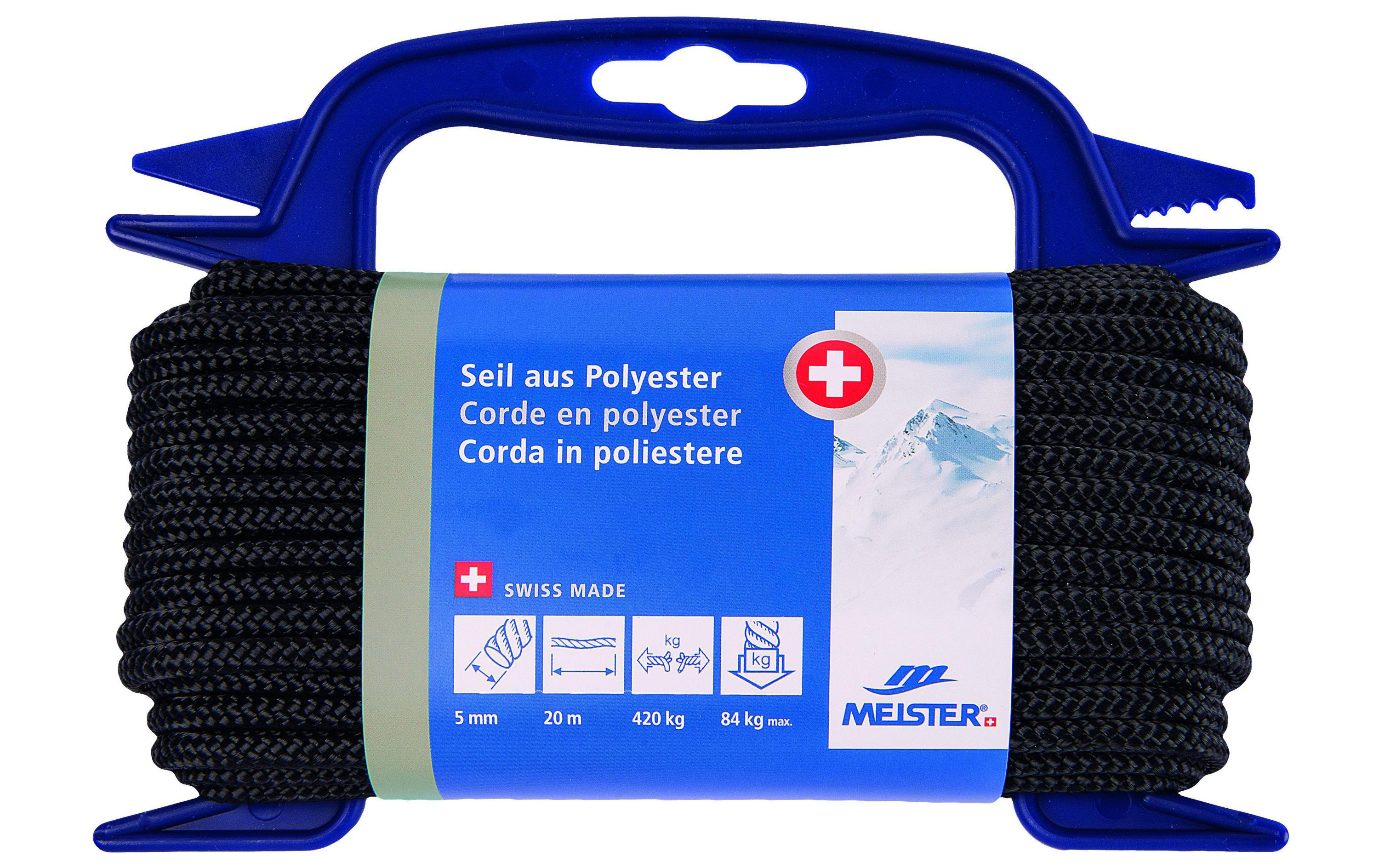 Meister SEIL PES SCHWARZ 5MM 20M