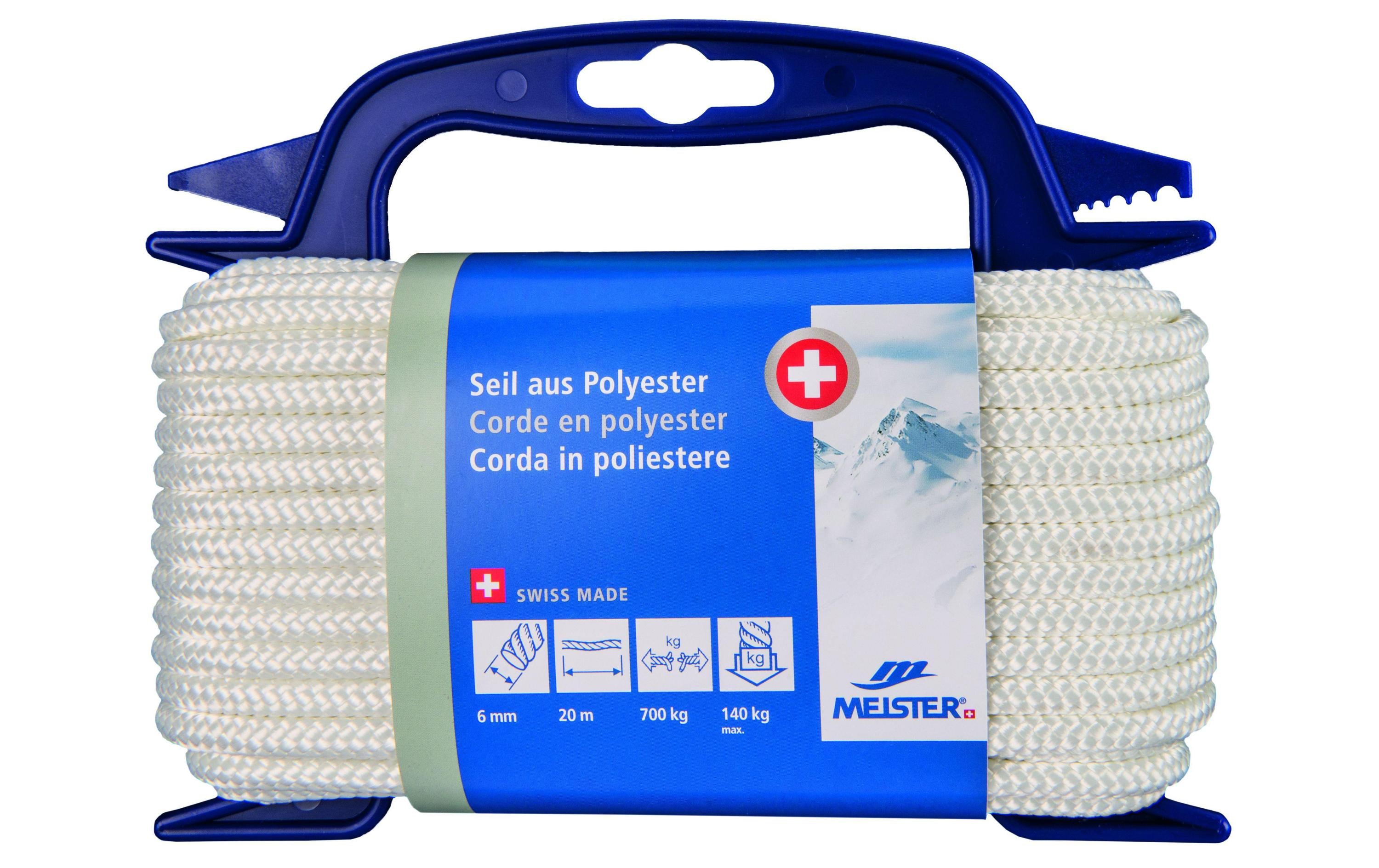 Meister SEIL PES WEISS 6MM 20M