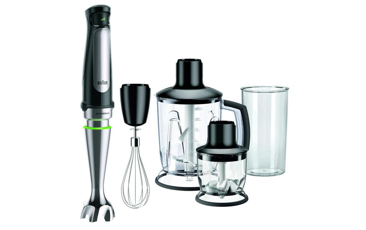 Braun Stabmixer MultiQuick 7  MQ7045X 1000 Watt, schwarz / Edelstahl